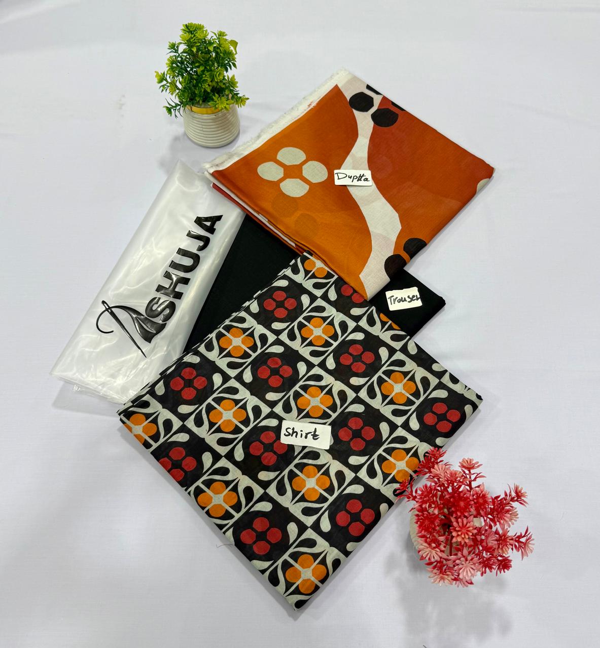 Shuja Brand Original 3PC Lawn 10 Suits