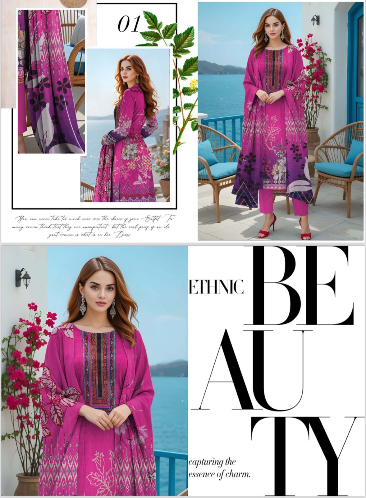 ORIGINAL BRAND BIN NOOR 3PC LAWN 10 SUITS