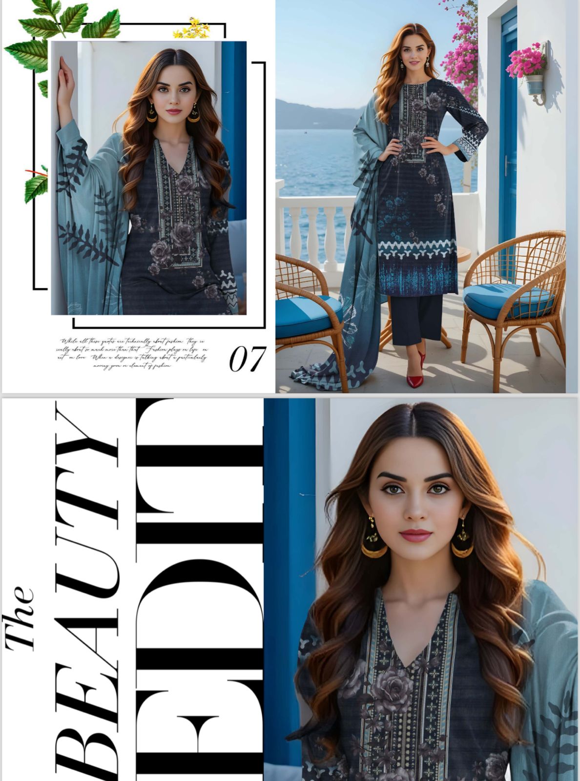 ORIGINAL BRAND BIN NOOR 3PC LAWN 10 SUITS