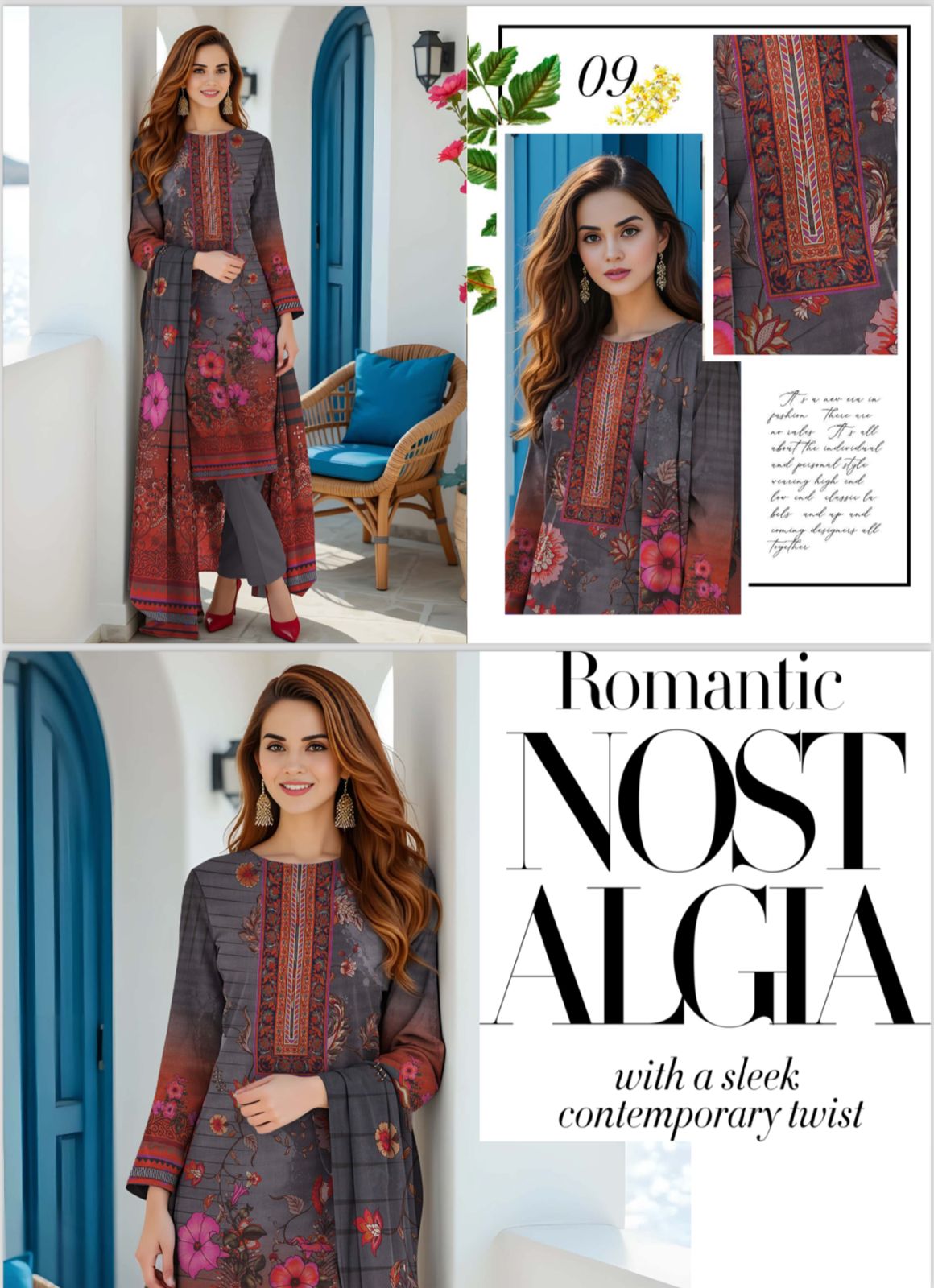 ORIGINAL BRAND BIN NOOR 3PC LAWN 10 SUITS