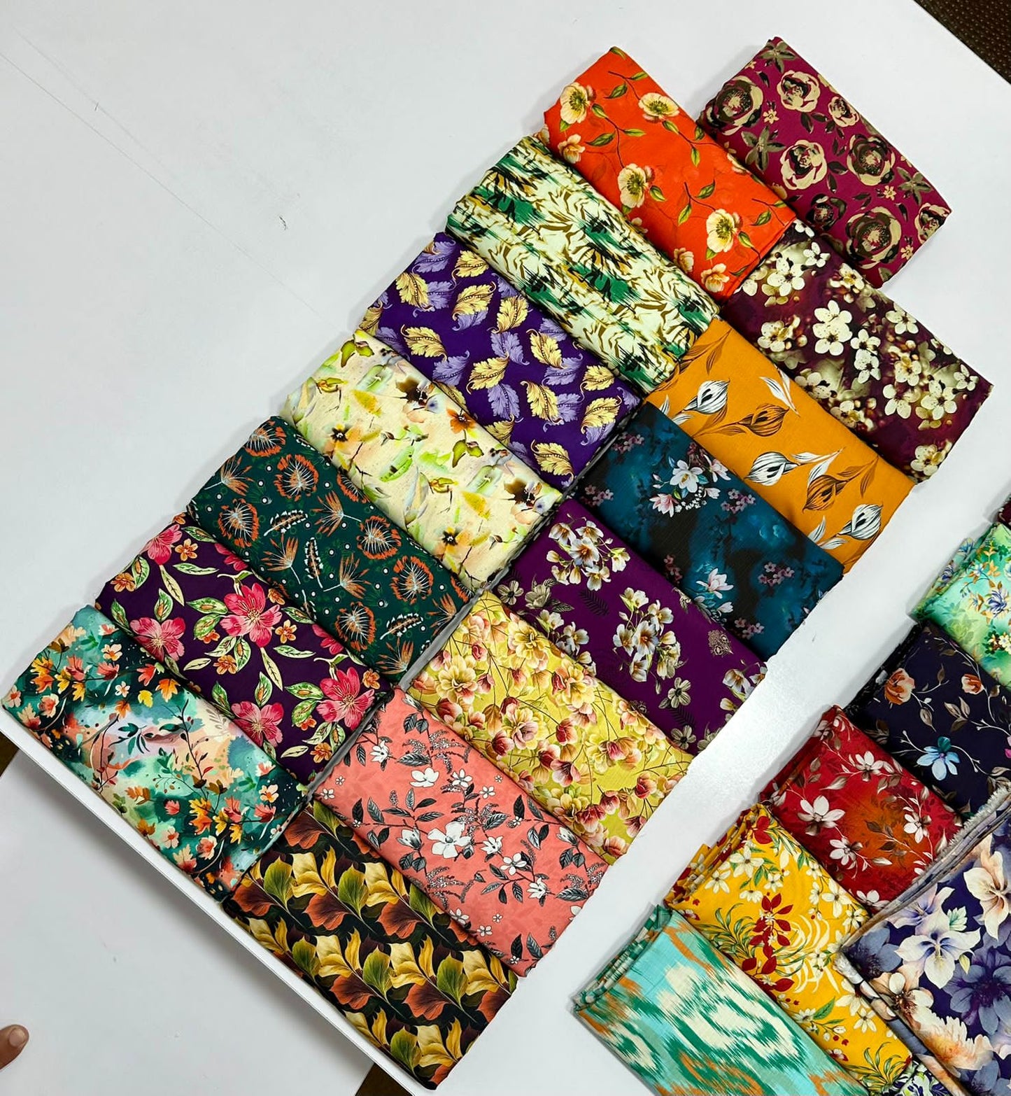 Kayseria 2Pc All Over Bana Dora Print Linen 15 Suits A