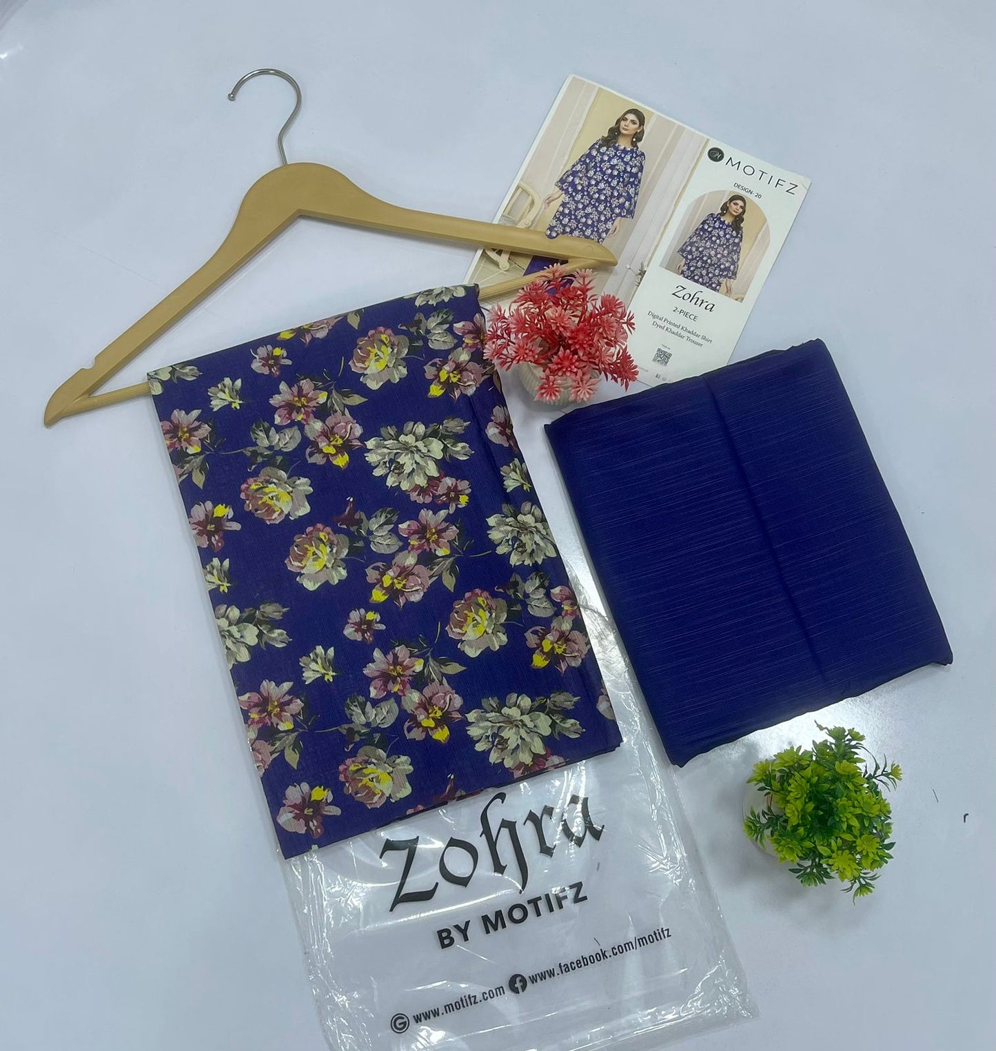 ZOHRA by Motifz 2PC Khaddar 10 Suit A