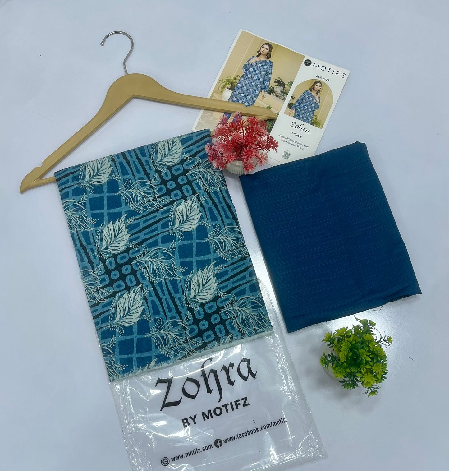 ZOHRA by Motifz 2PC Khaddar 10 Suit B