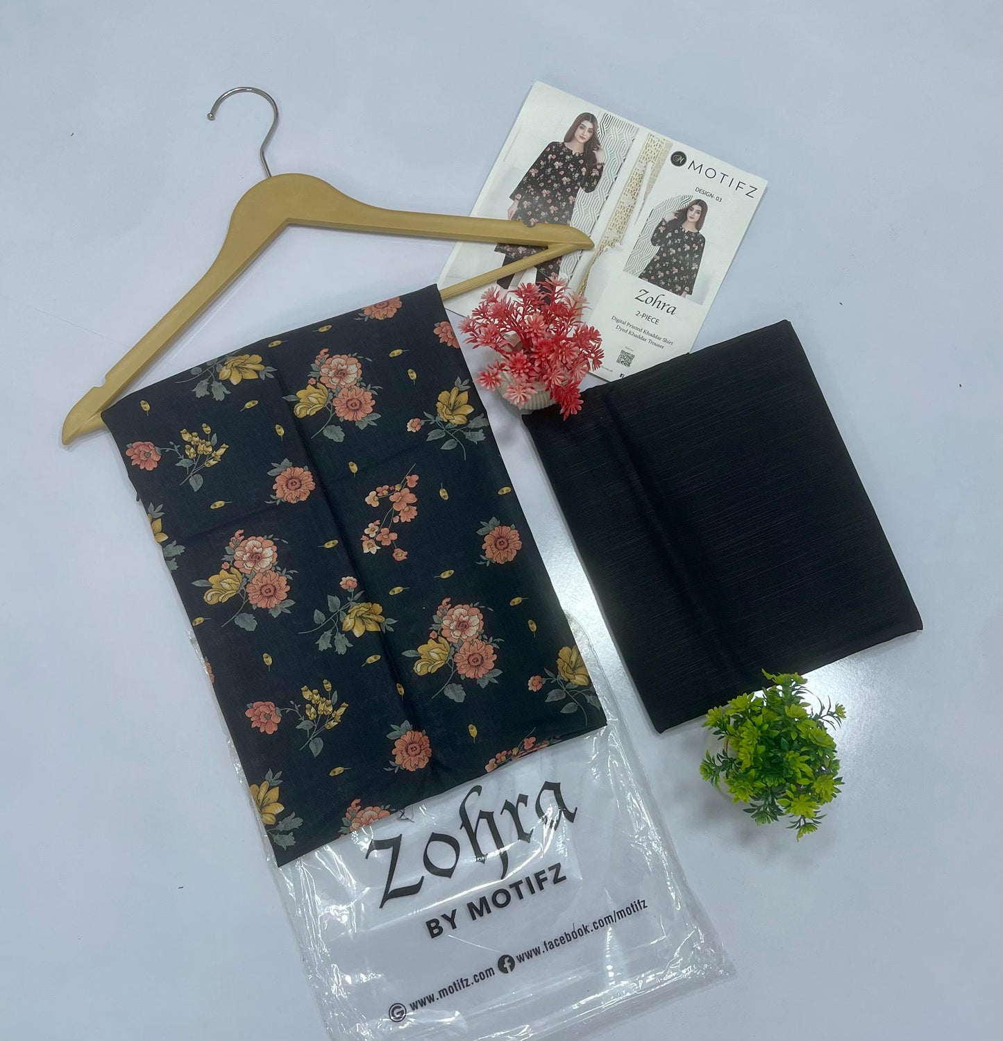 ZOHRA by Motifz 2PC Khaddar 10 Suit A