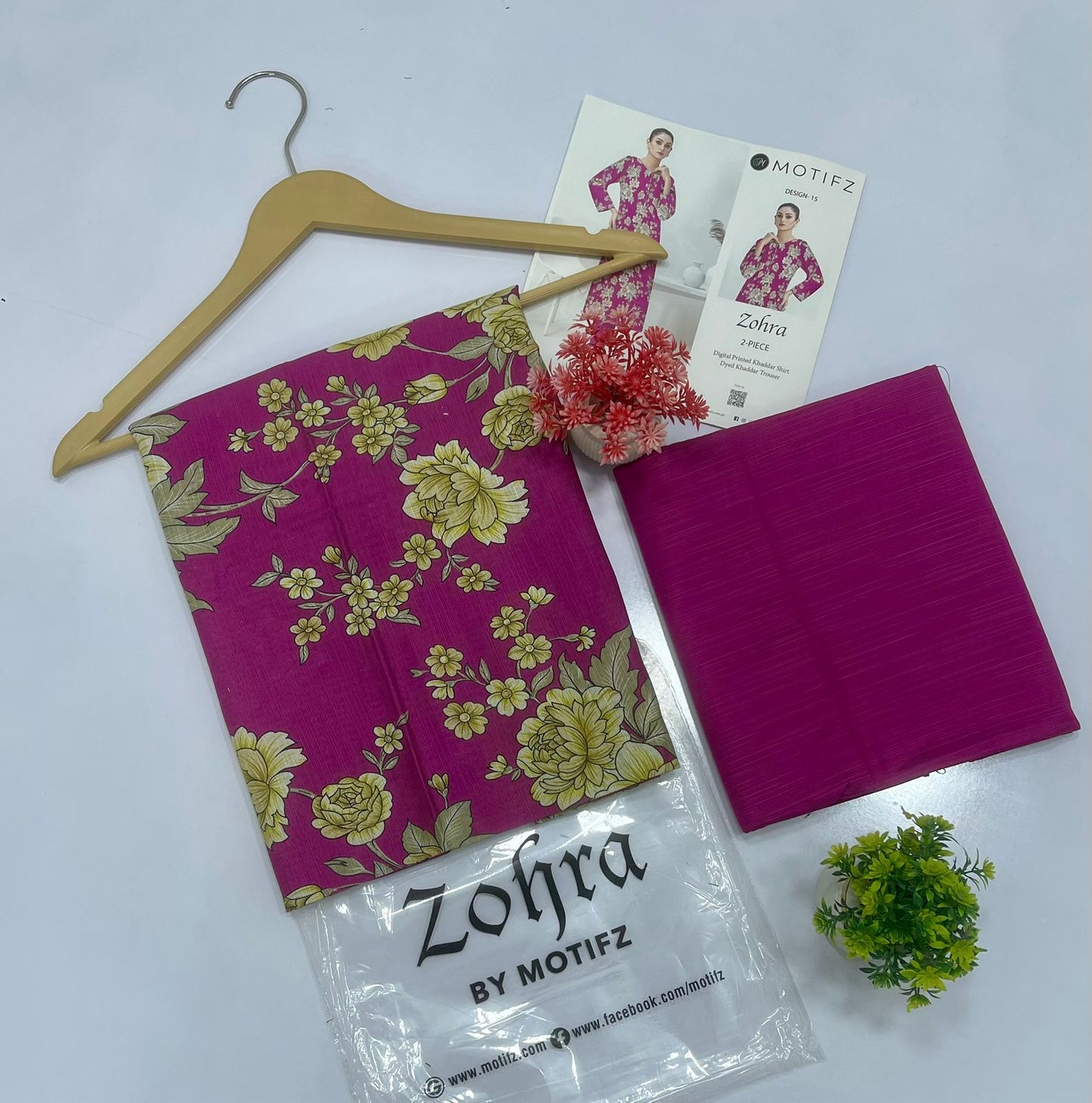 ZOHRA by Motifz 2PC Khaddar 10 Suit B