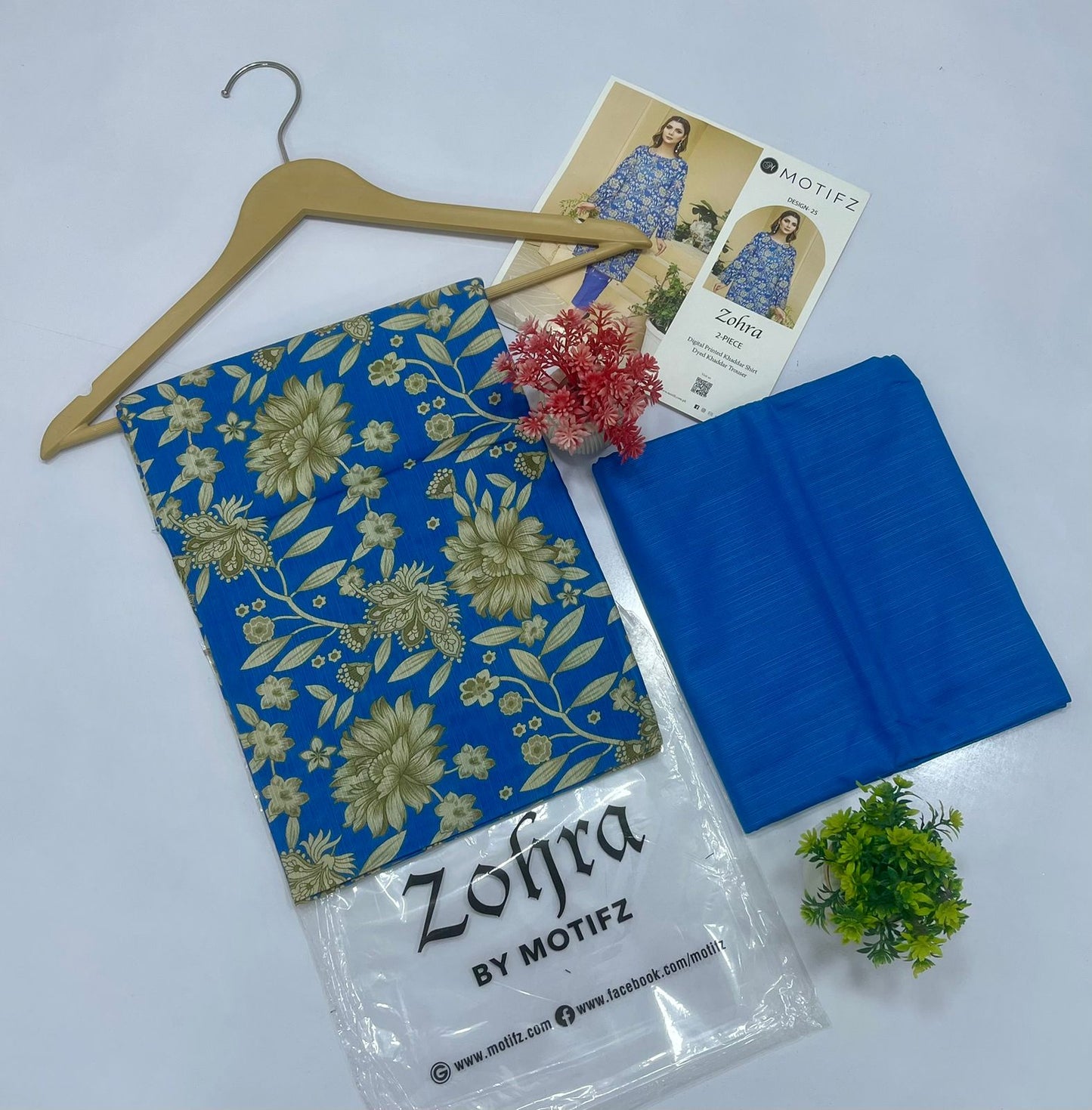 ZOHRA by Motifz 2PC Khaddar 10 Suit B