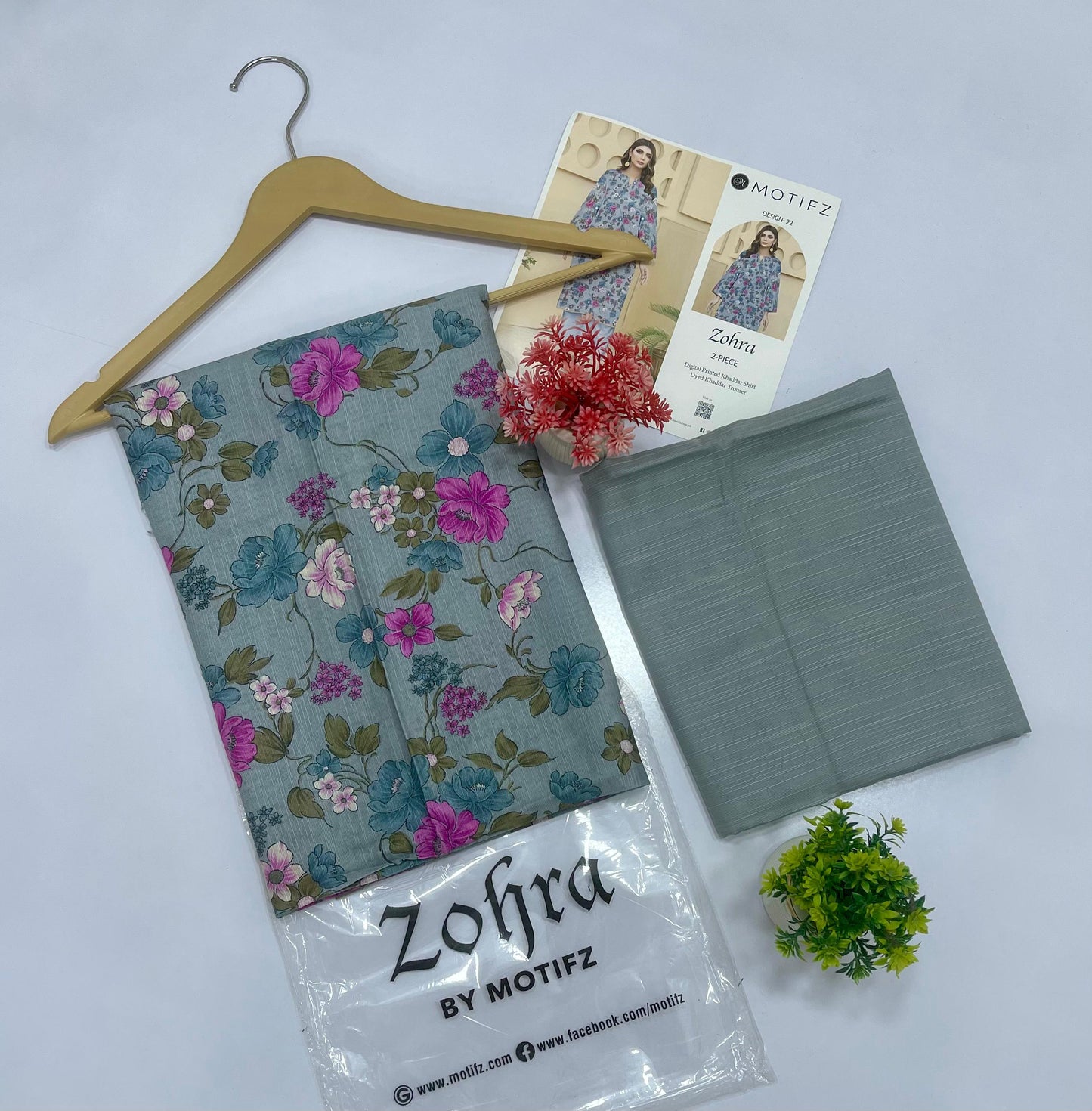 ZOHRA by Motifz 2PC Khaddar 20 Suit
