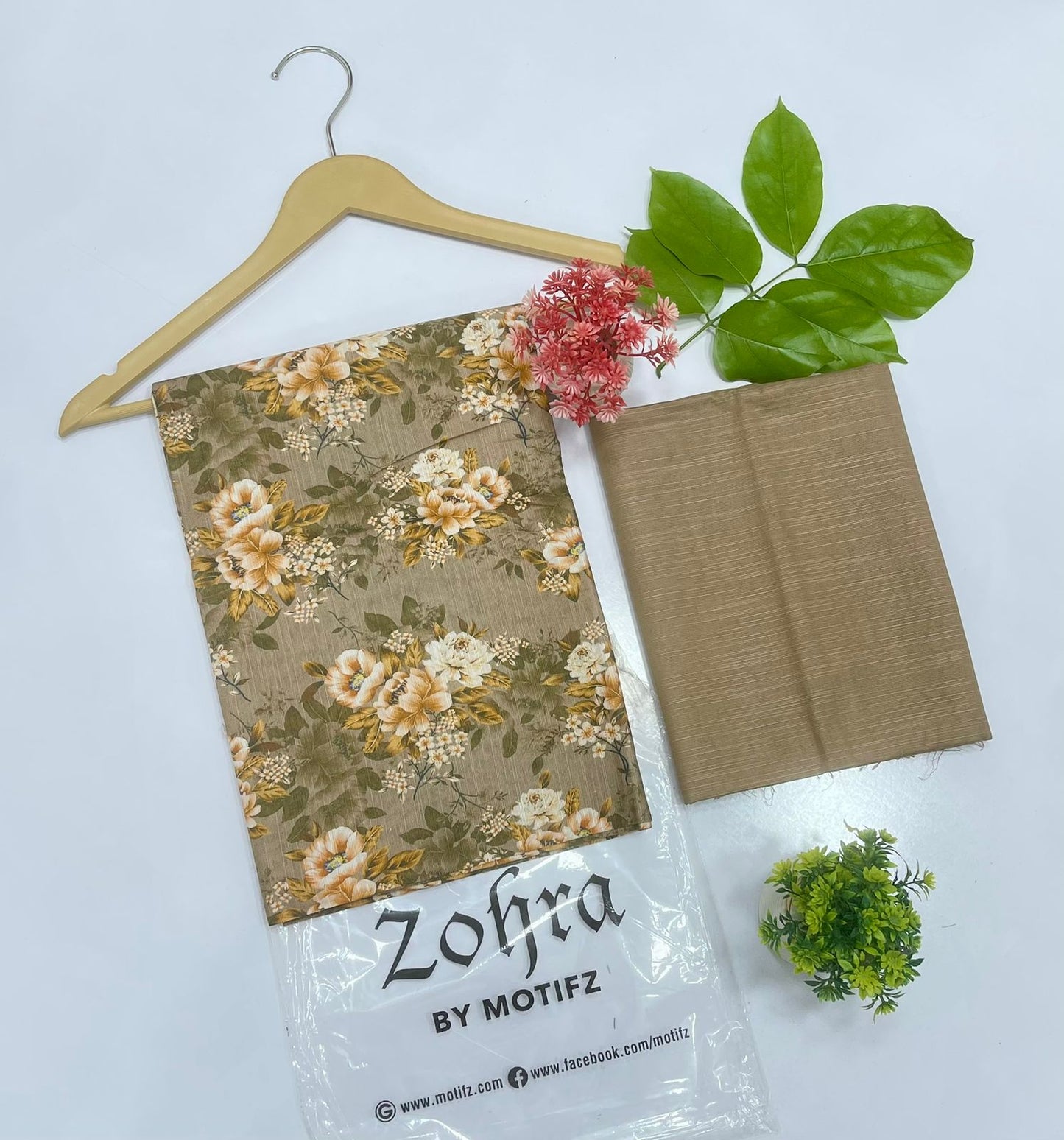 ZOHRA by Motifz 2PC Khaddar 5 Suit