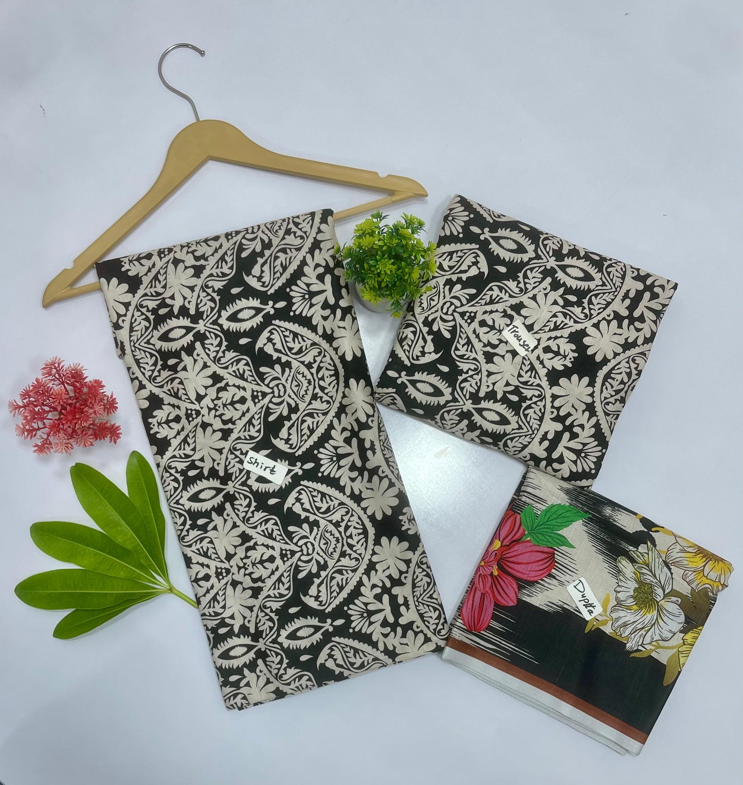 Maria B | IZNIK | Sapphire | NUREH Khaddar Premium 3 Piece Suits – Hit Codes 6 Suits A