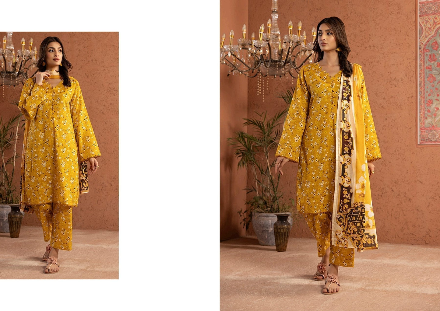 IDENTIC BANA DORA VOL 2 LAWN (Set -Pack Of 4 Suits )Category B Market Boy