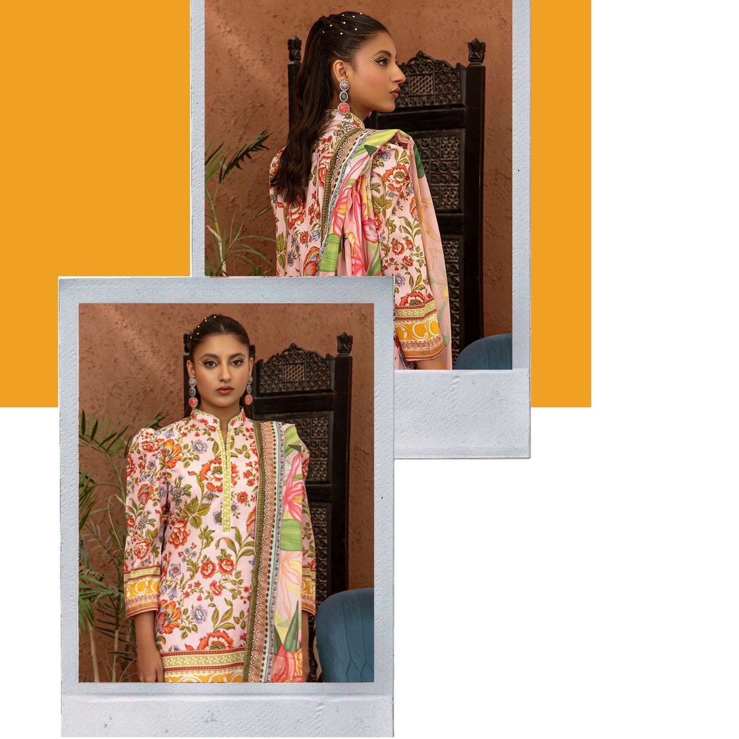 Popular Printed Lawn 5 Suits Category B Market Boy