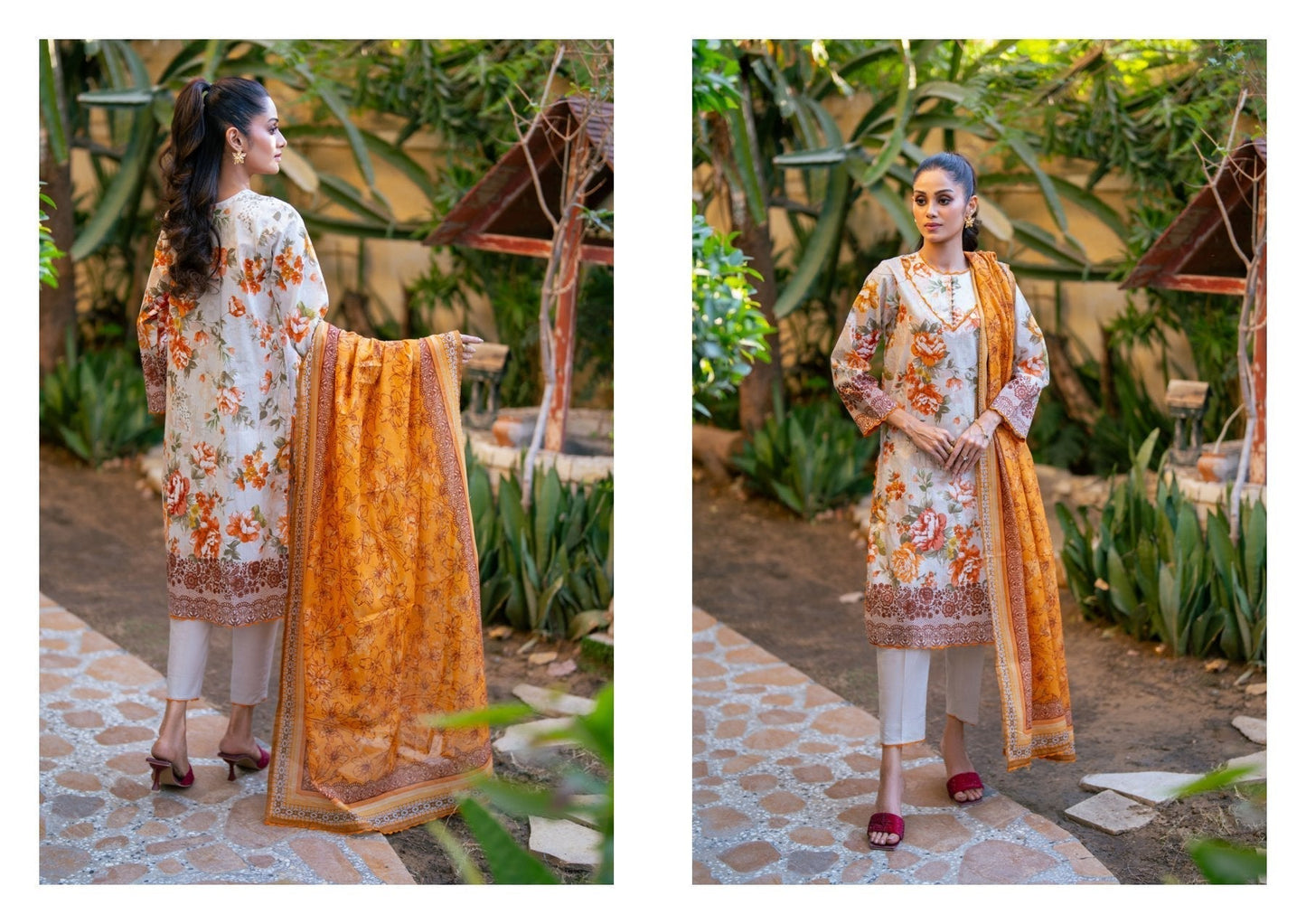 SALINA VOL-9 DIGITAL PRINTED LAWN (Set -Pack Of 5 Suits )Category A Market Boy