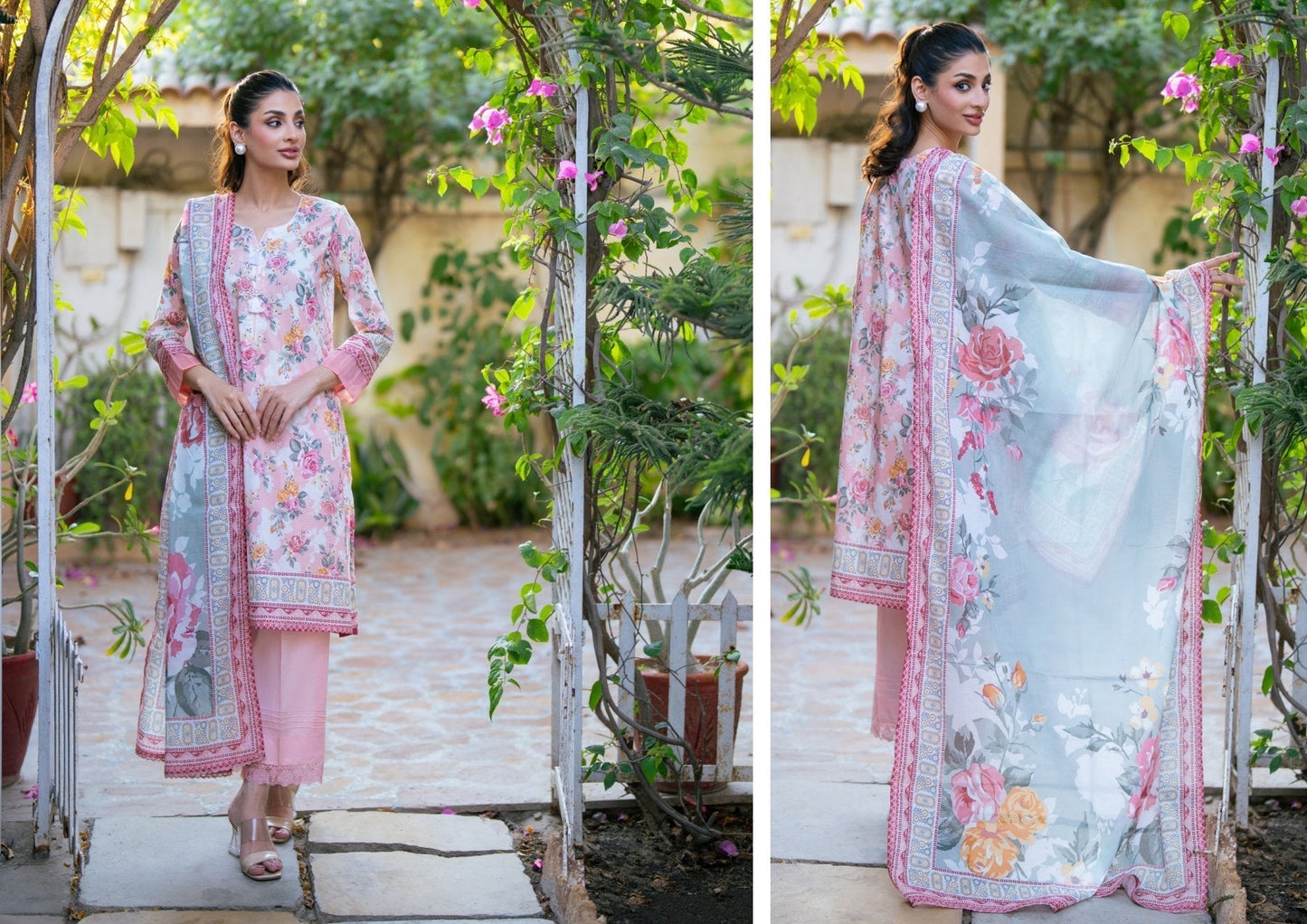 SALINA VOL-9 DIGITAL PRINTED LAWN (Set -Pack Of 5 Suits )Category A Market Boy