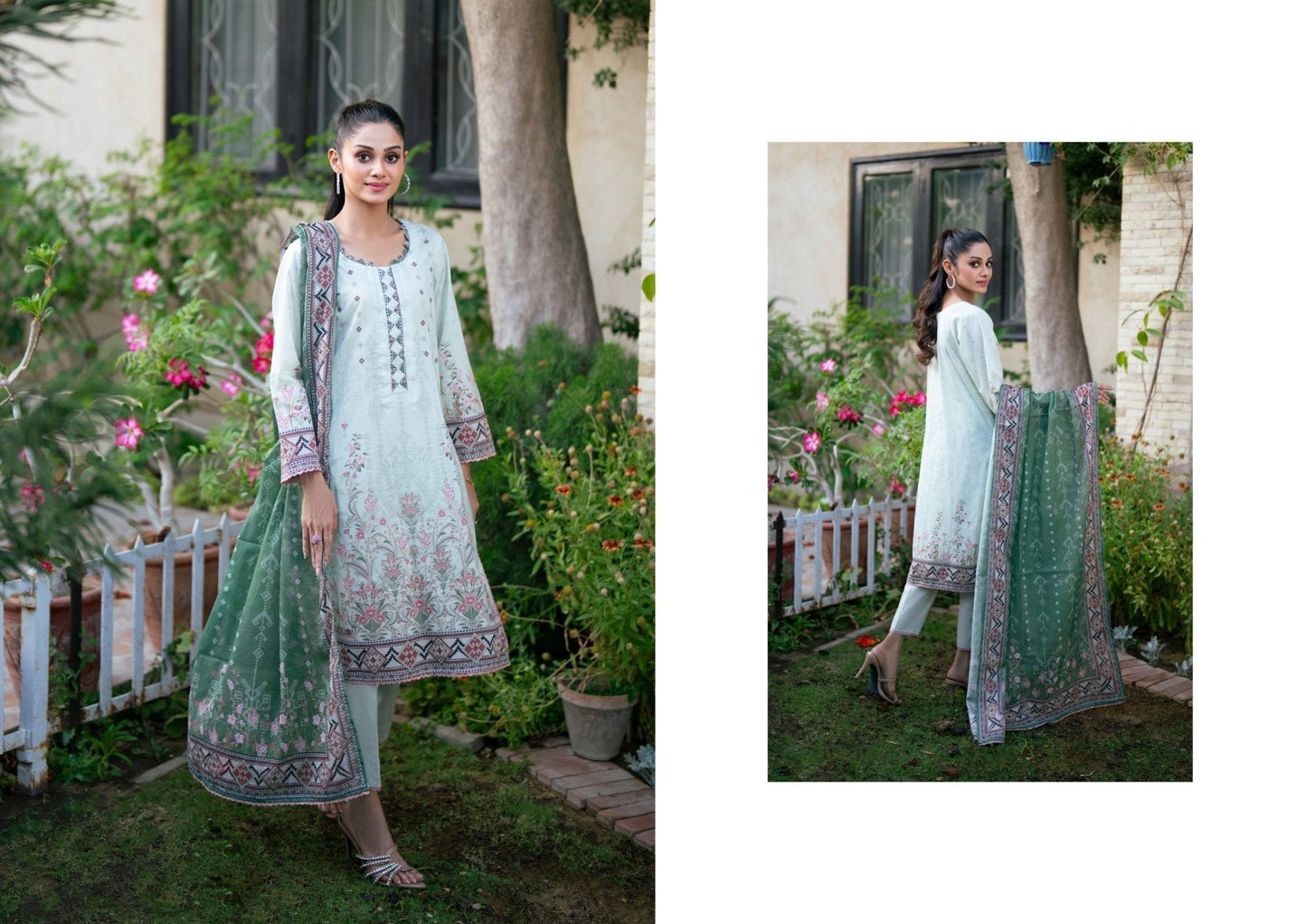 SALINA VOL-9 DIGITAL PRINTED LAWN (Set -Pack Of 5 Suits )Category A Market Boy