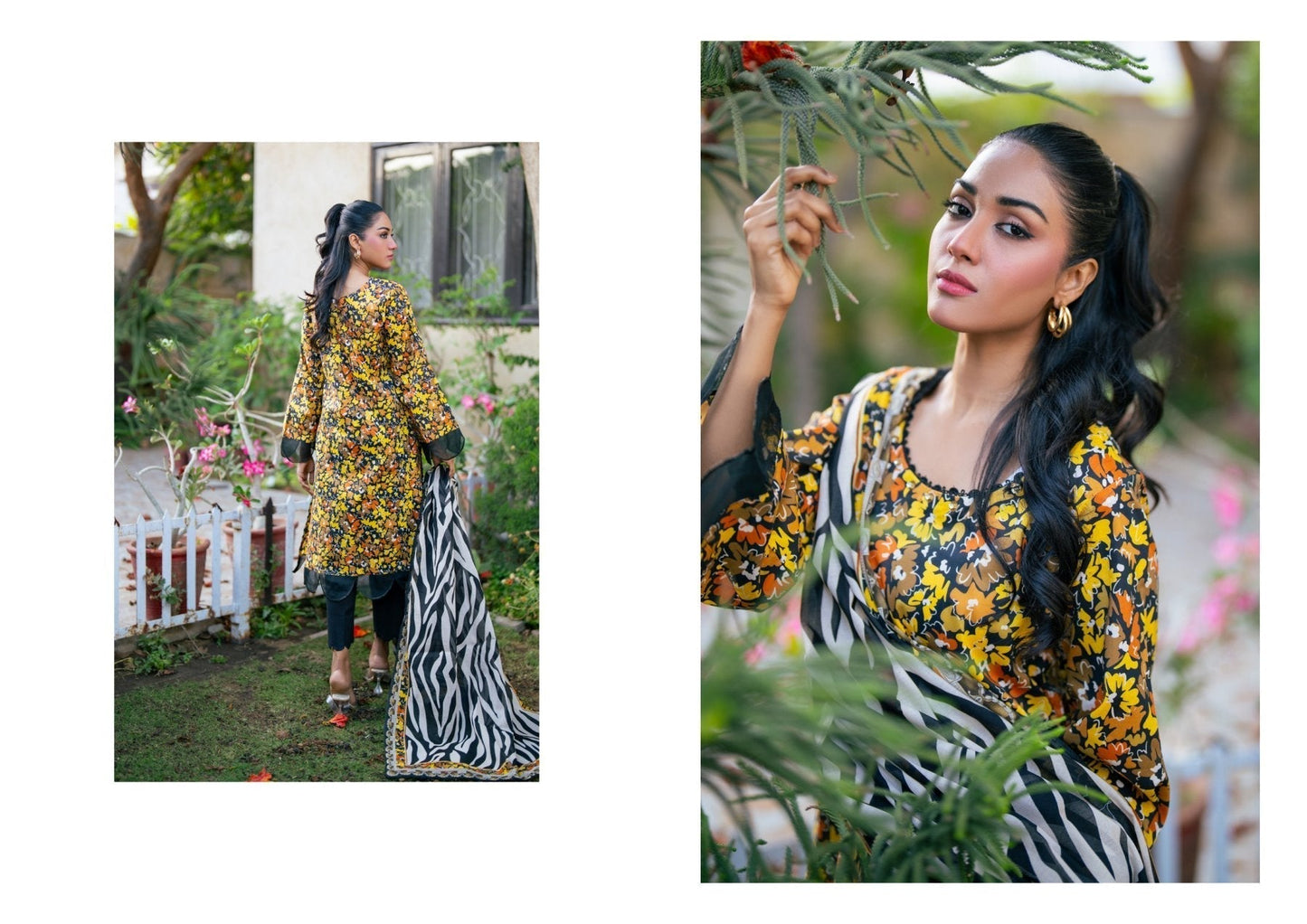 SALINA VOL-9 DIGITAL PRINTED LAWN (Set -Pack Of 5 Suits )Category B Market Boy