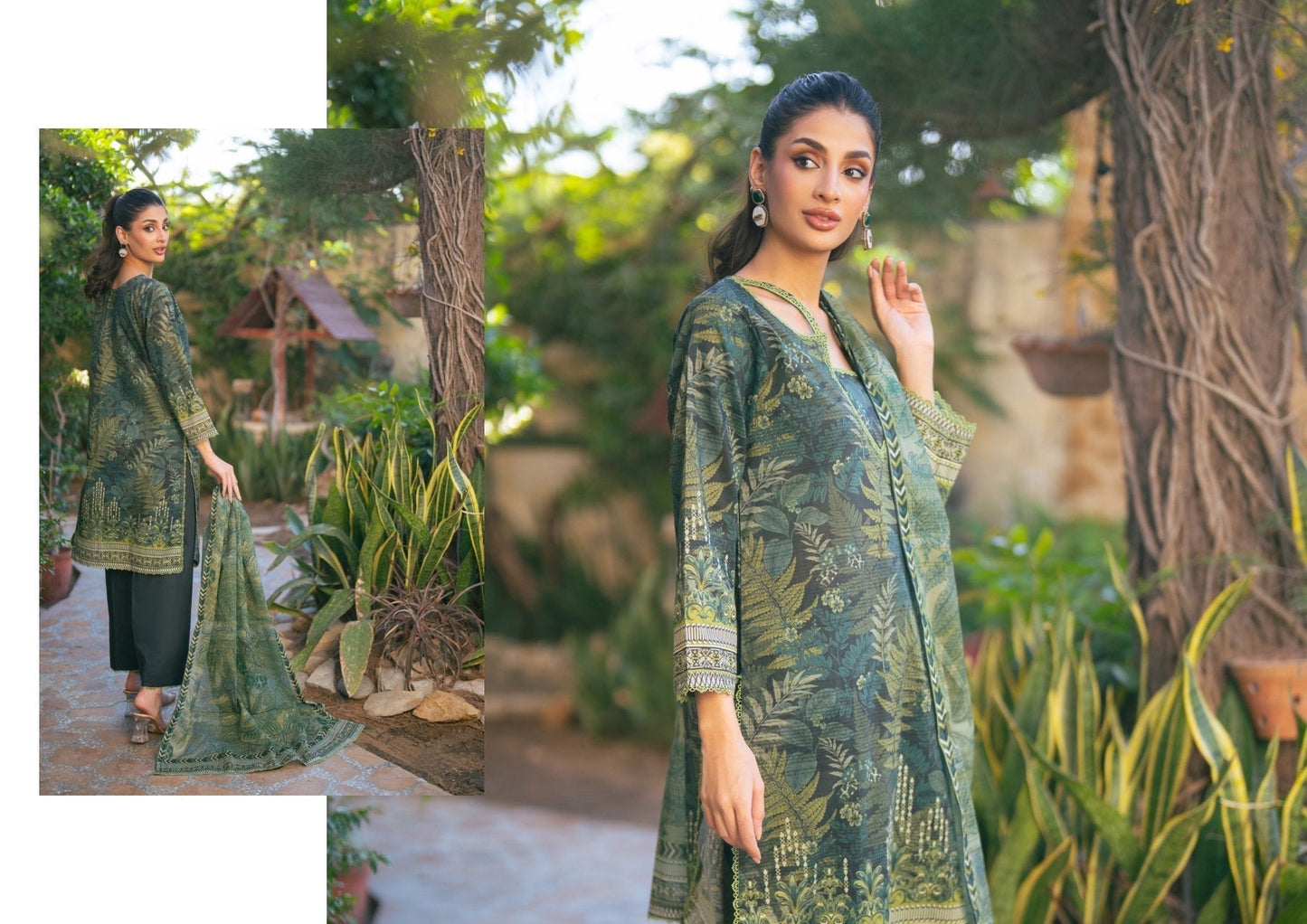 SALINA VOL-9 DIGITAL PRINTED LAWN (Set -Pack Of 5 Suits )Category B Market Boy