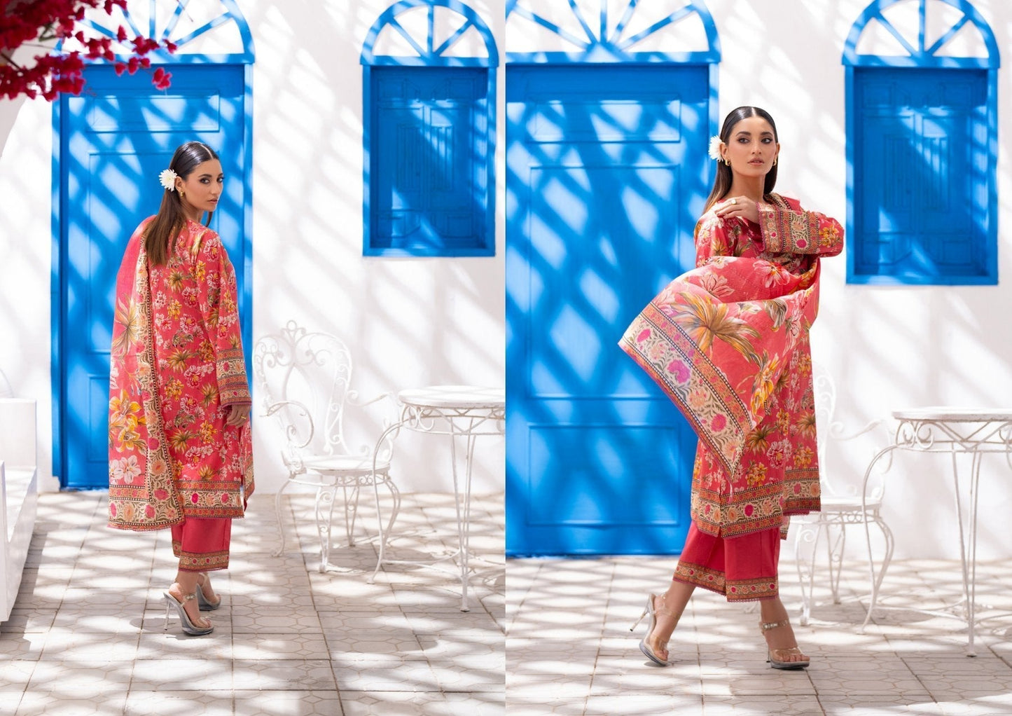 SALINA VOL-8 DIGITAL PRINTED LAWN (Set -Pack Of 10 Suits ) Market Boy