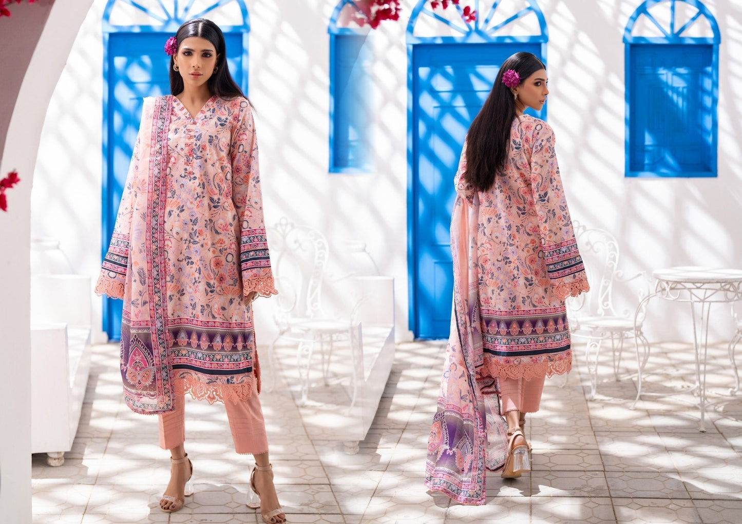 SALINA VOL-8 DIGITAL PRINTED LAWN (Set -Pack Of 10 Suits ) Market Boy