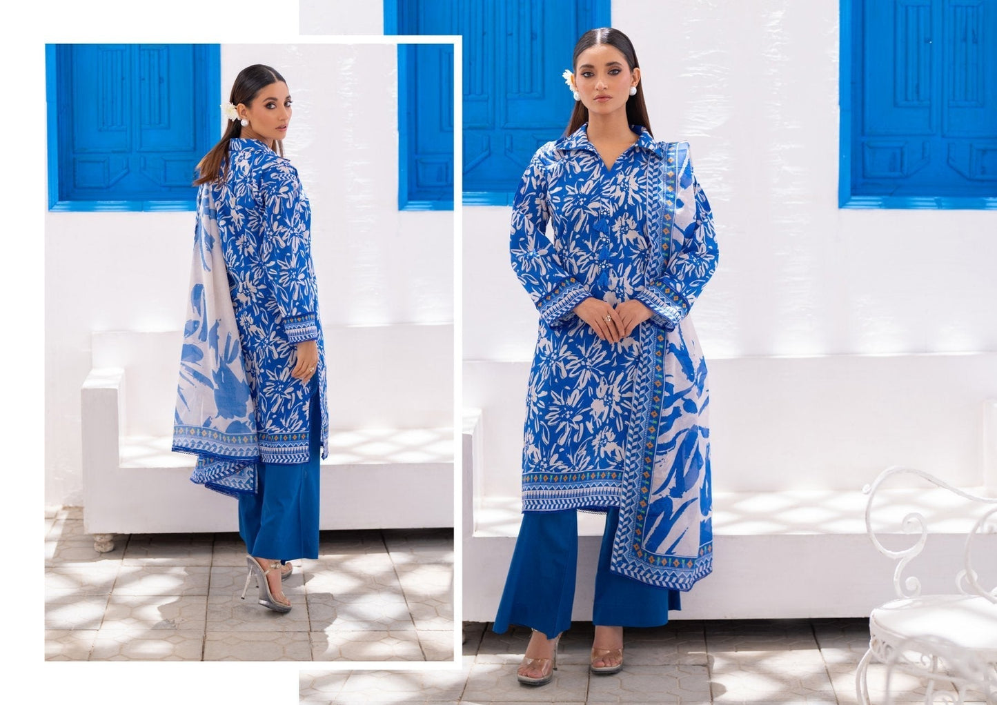 SALINA VOL-8 DIGITAL PRINTED LAWN (Set -Pack Of 10 Suits ) Market Boy