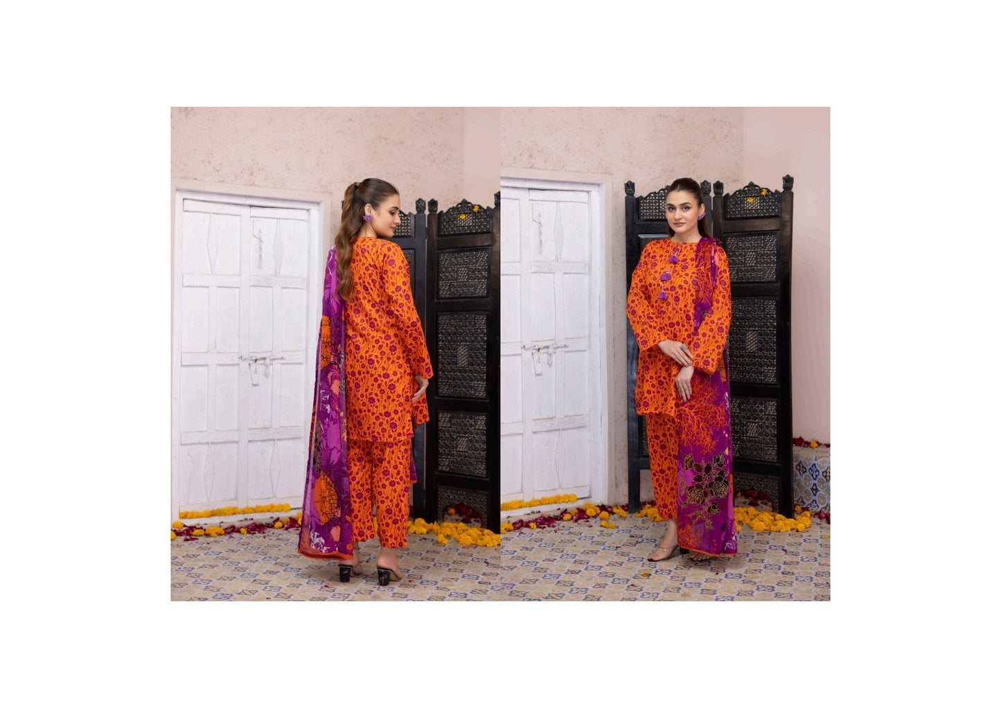 SALINA SEPARATES VOL-6 DIGITAL PRINTED LAWN (Set -Pack Of 5 Suits ) Category B Market Boy