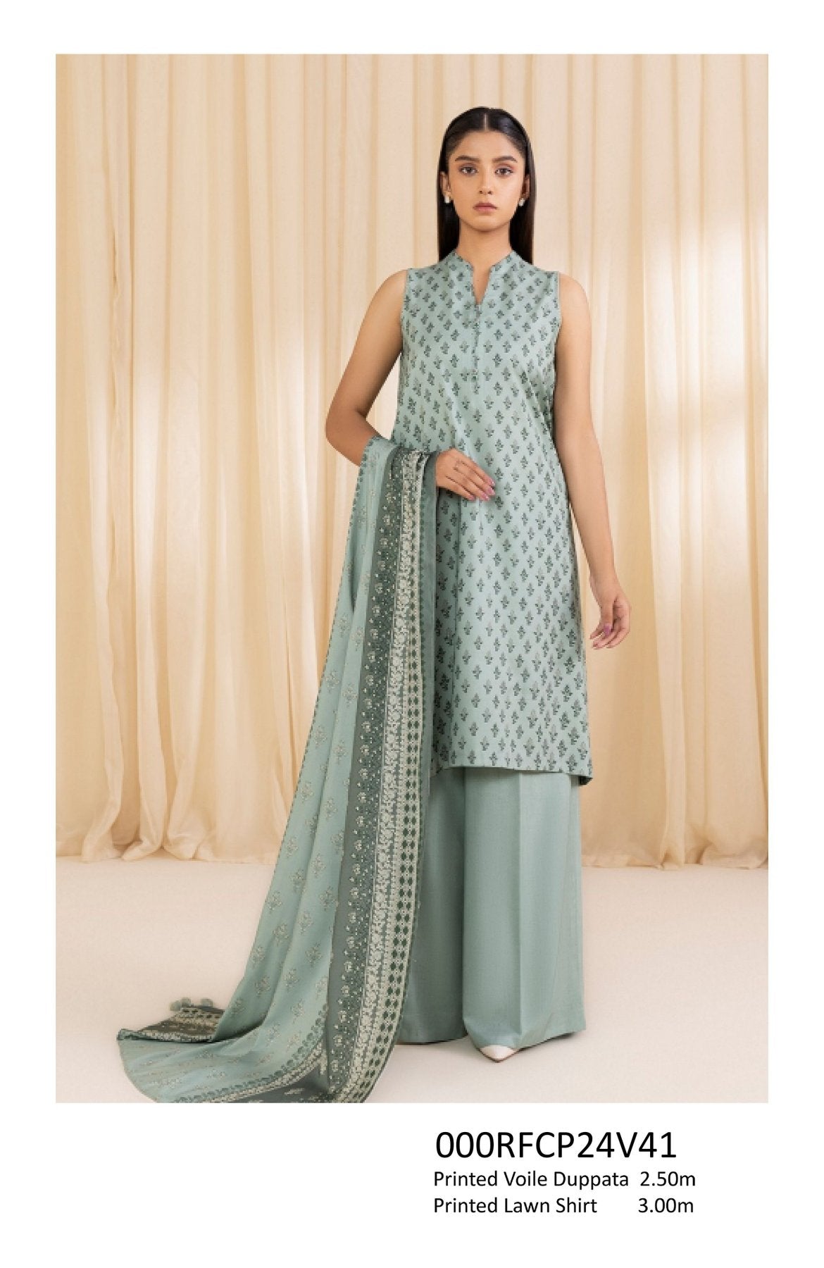 Sapphire 3-PC Printed Lawn 5 Suits B