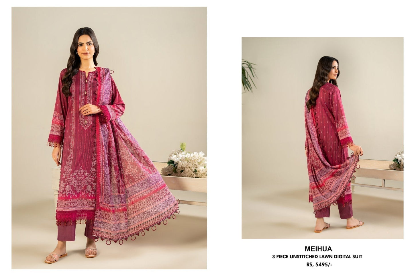 Mausummery Lawn Vol 2 (Set-Pack of 6 Suits) Category B Market Boy