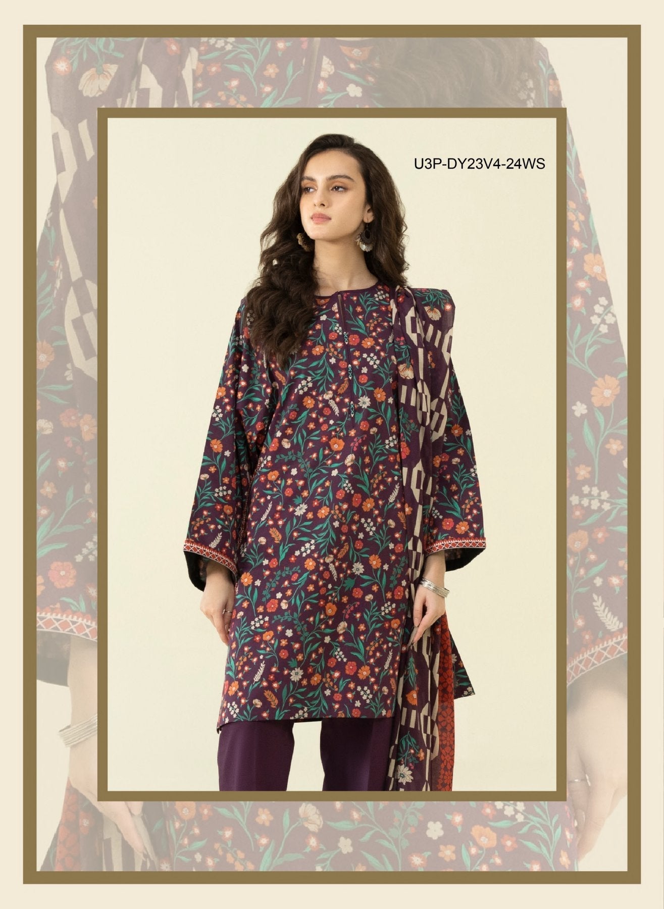 SAPPHIRE VOL-4 PRINTED LAWN (Set -Pack Of 5 Suits ) Category A Market Boy