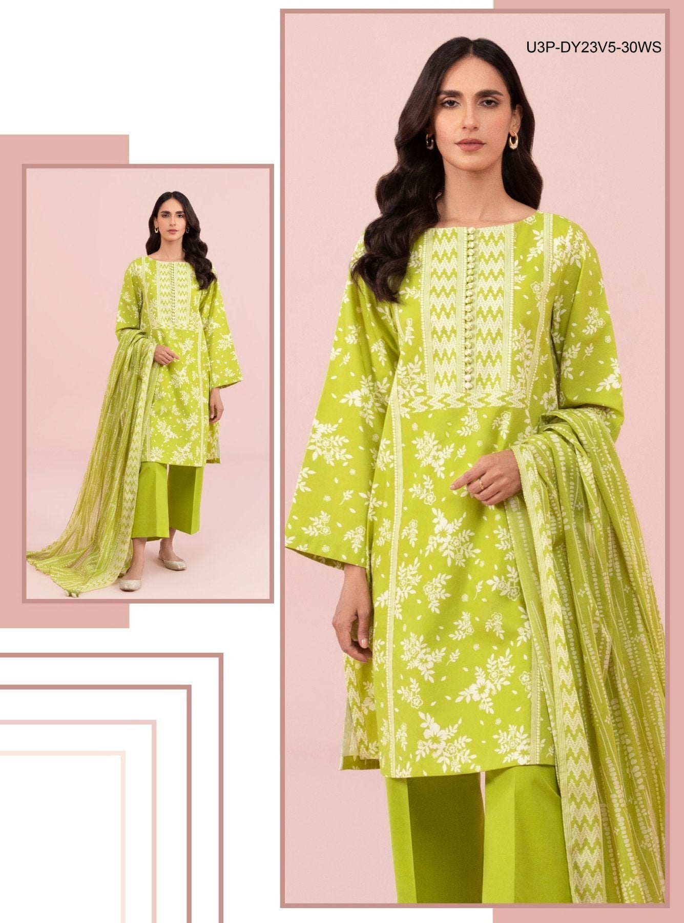 SAPPHIRE VOL-6 PRINTED LAWN (Set -Pack Of 10 Suits ) Market Boy