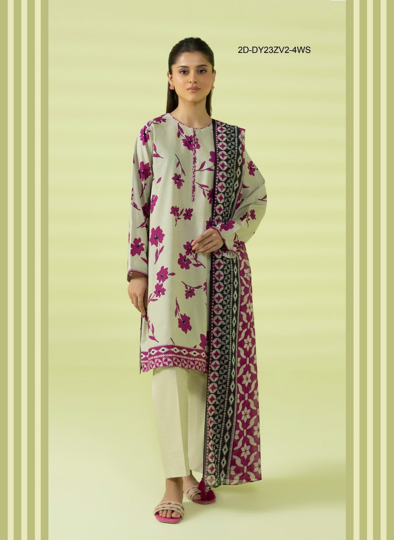 SAPPHIRE VOL-6 PRINTED LAWN (Set -Pack Of 10 Suits ) Market Boy