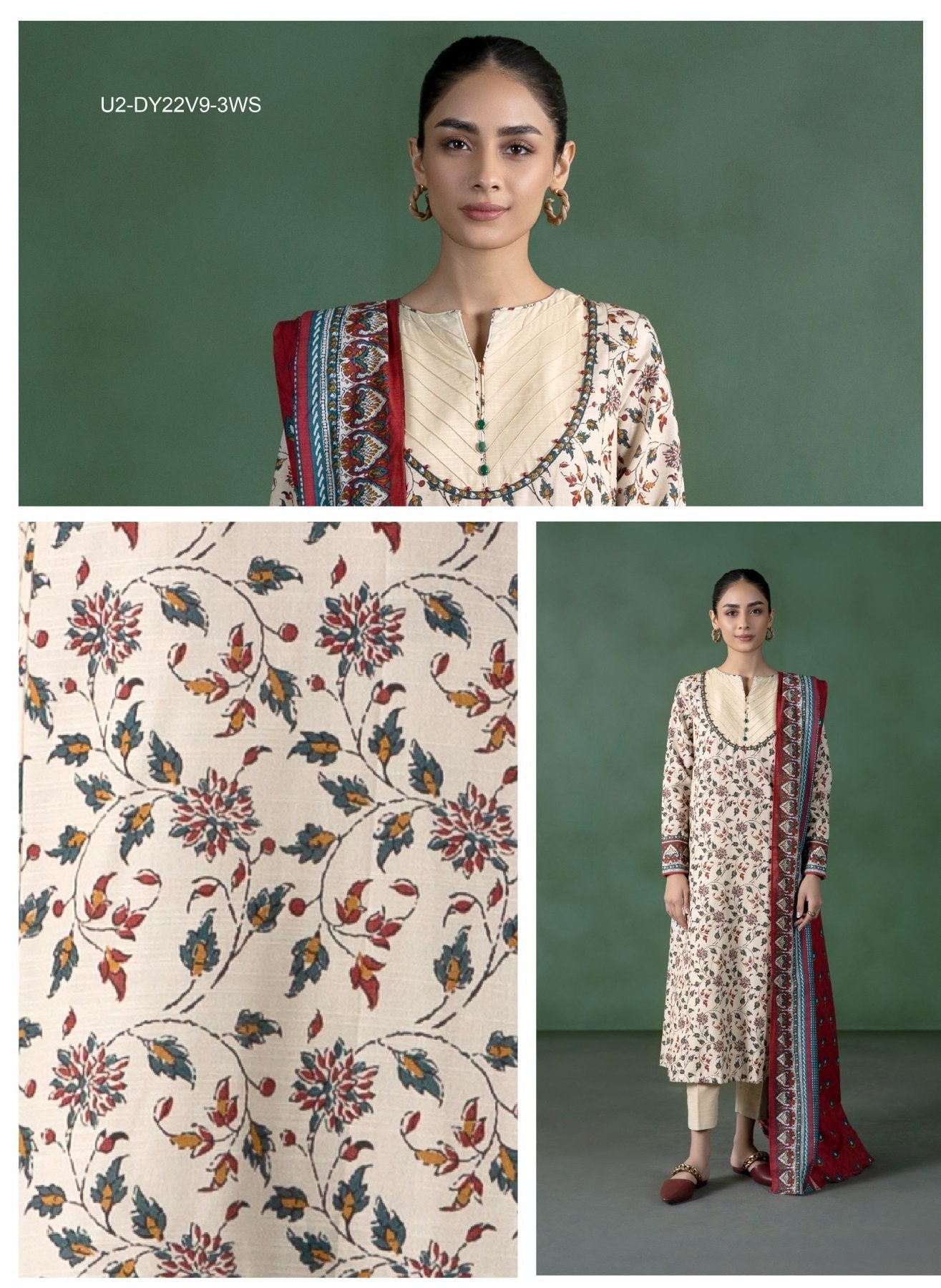 SAPPHIRE VOL-6 PRINTED LAWN (Set -Pack Of 10 Suits ) Market Boy