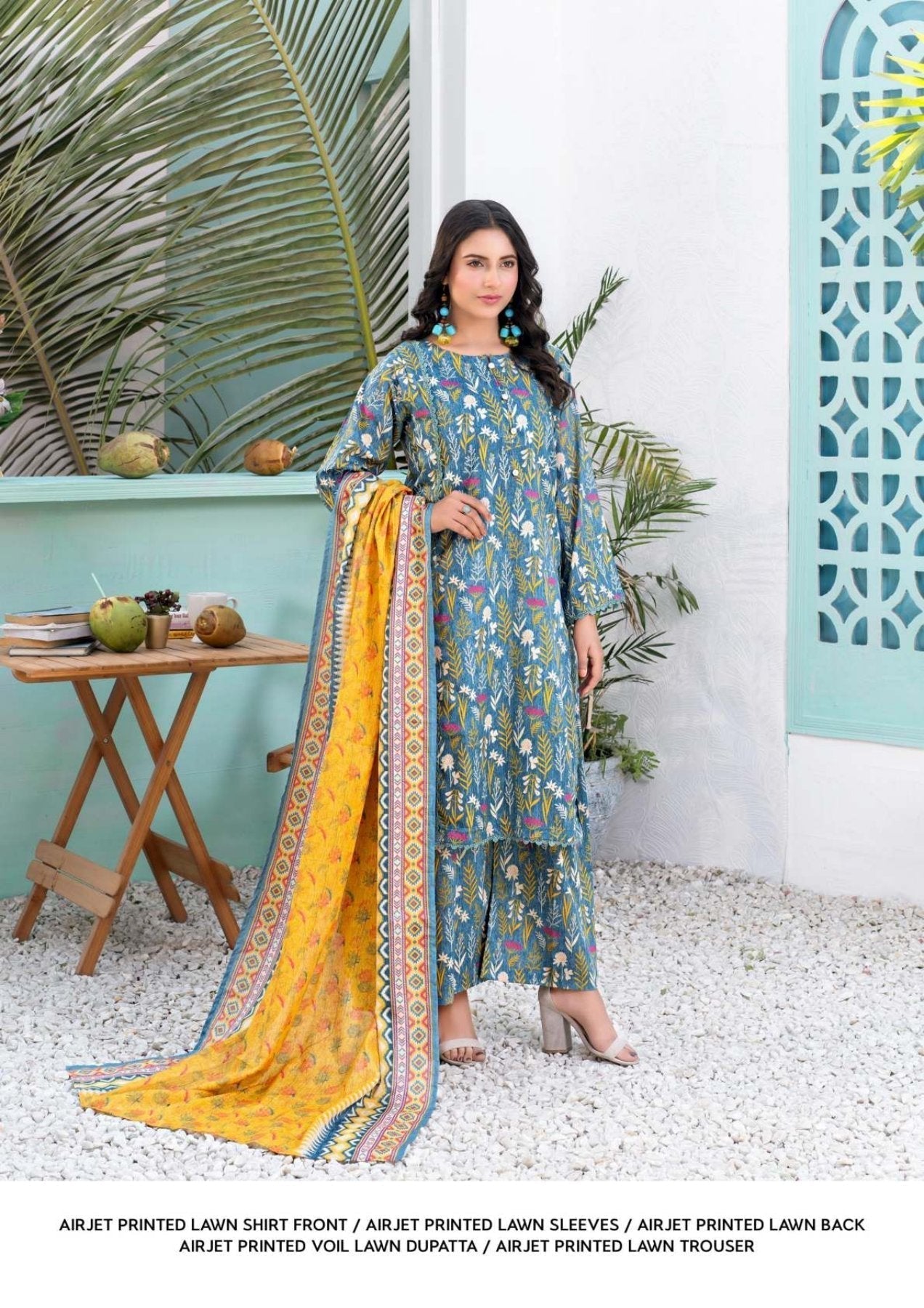 Zesh Separate Print Lawn (Set-Pack of 6 Suits)Category B Market Boy