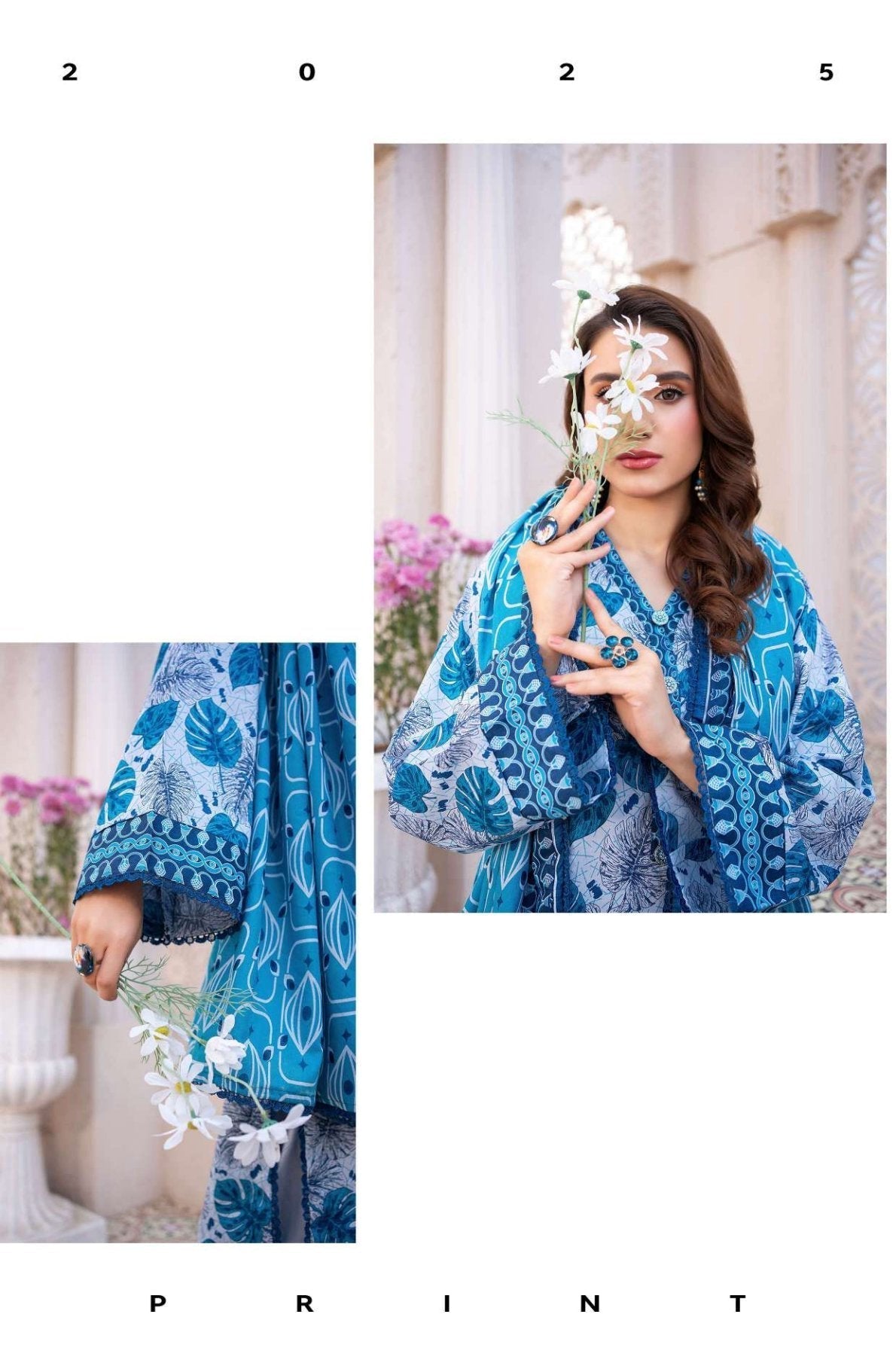 Original Brand Zesh Lawn Premium Quality (Set -Pack of 12 Suits ) Market Boy