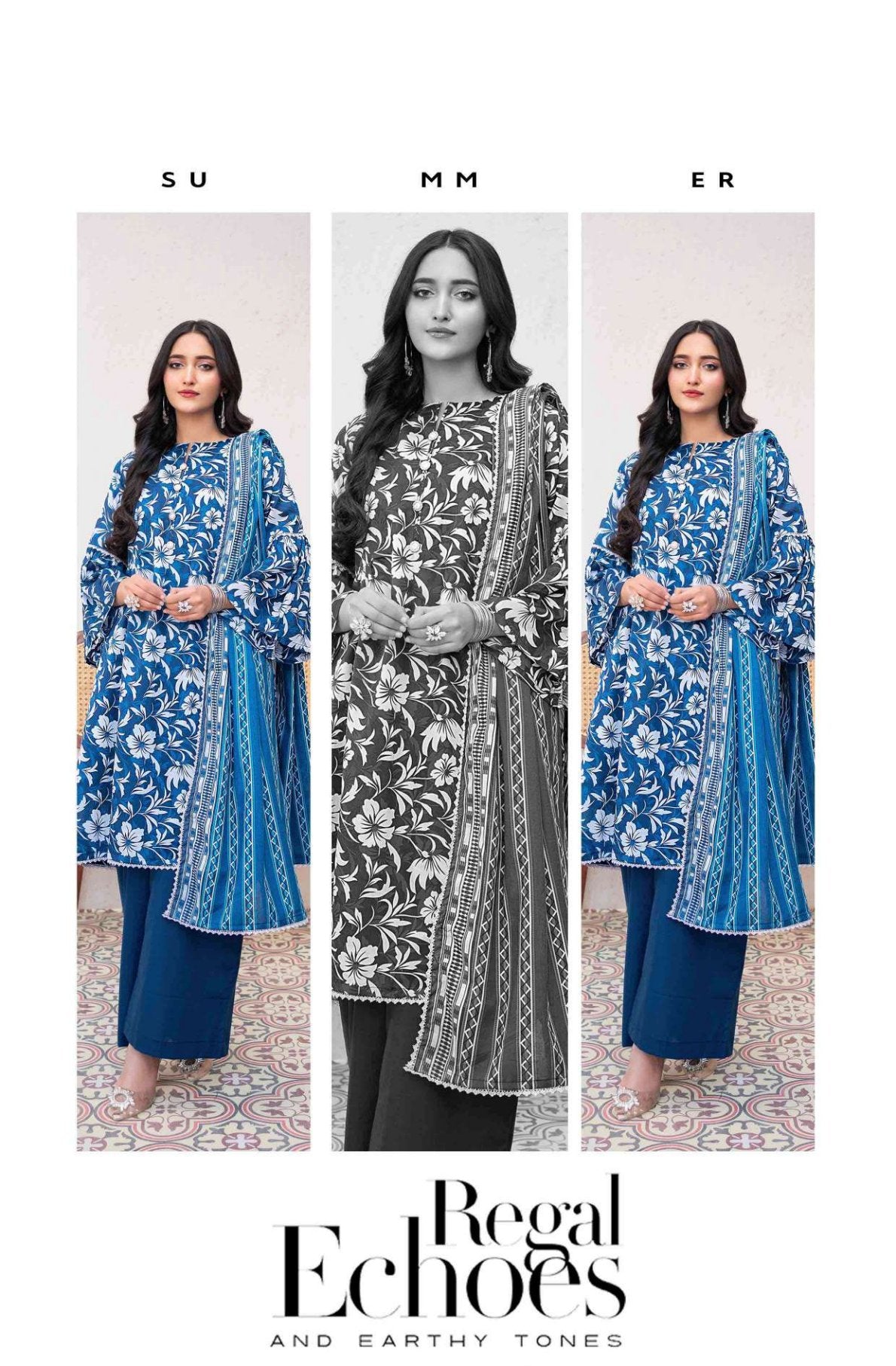 Original Brand Zesh Lawn Premium Quality (Set -Pack of 12 Suits ) Market Boy