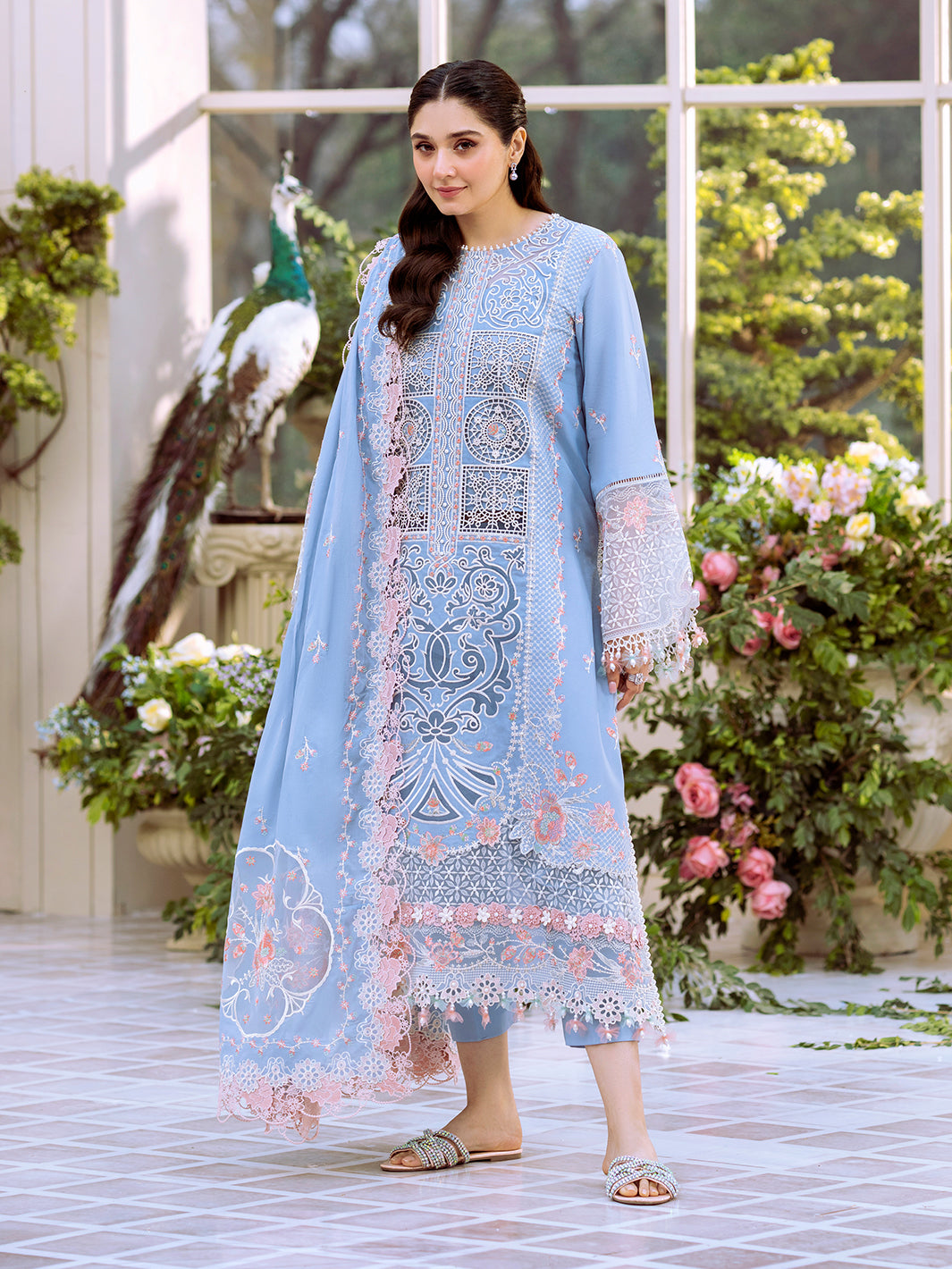107 - A | BIN ILYAS LUXURY 3-PC LAWN Binilyas
