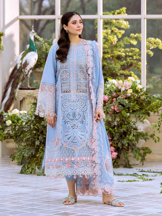 107 - A | BIN ILYAS LUXURY 3-PC LAWN Binilyas