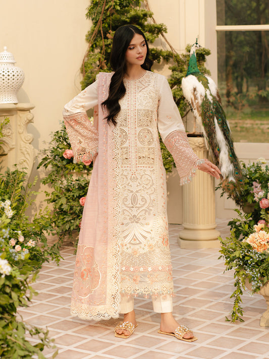 107 - B | BIN ILYAS LUXURY 3-PC LAWN Binilyas