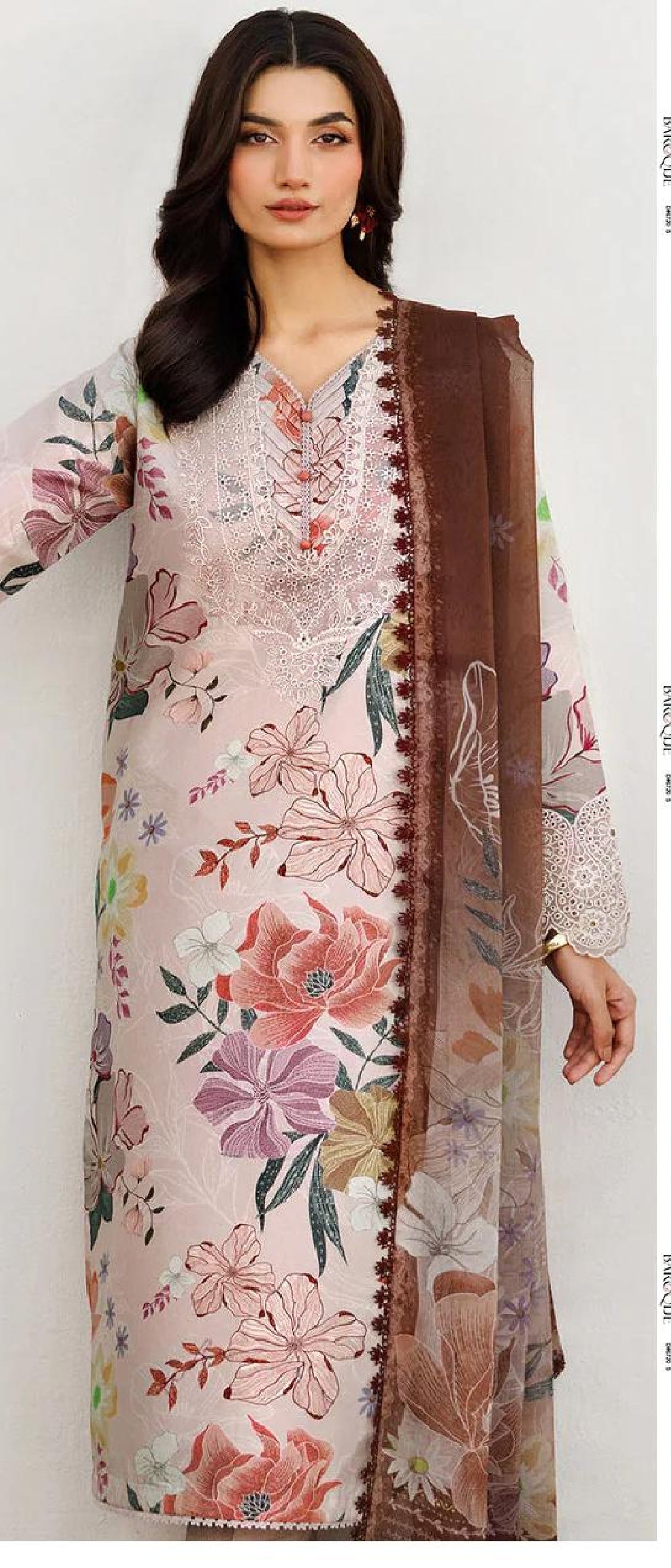 Baroque 3PC Khadder Print All Over (5 Suits)A