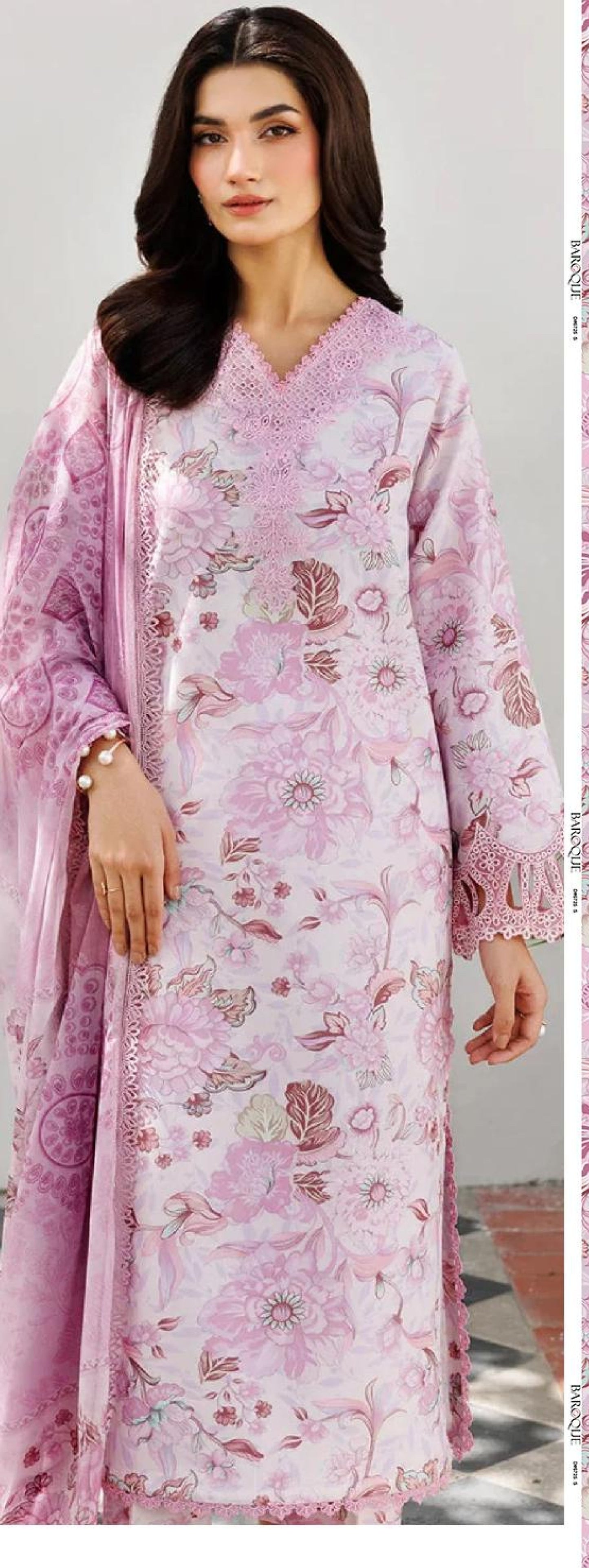 Baroque 3PC Khadder Print All Over (5 Suits)A