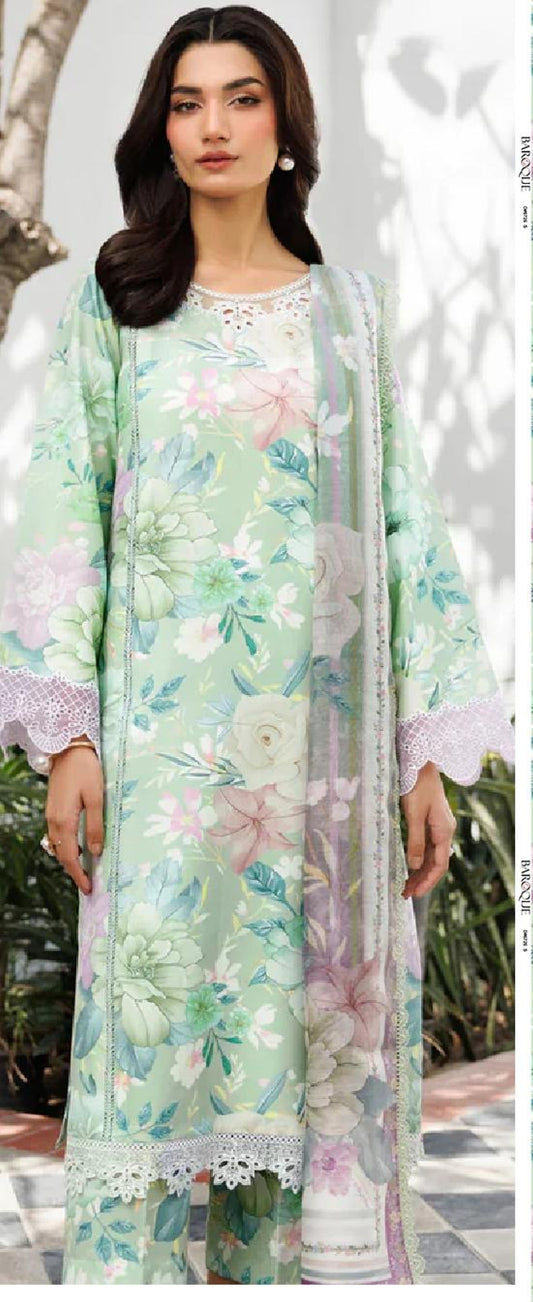 Baroque 3PC Khadder Print All Over (10 Suits)