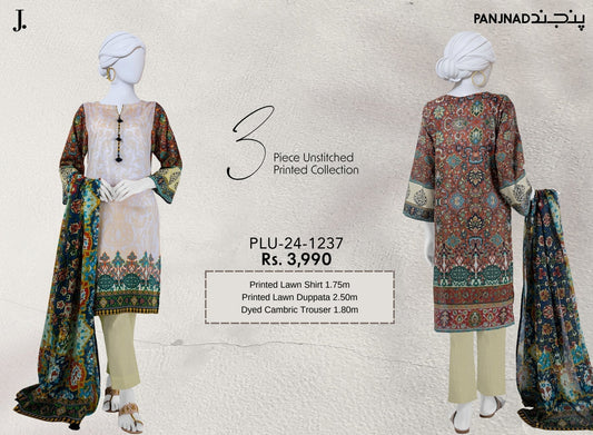 ORIGINAL PANJNAD .J PRINTED LAWN (Set -Pack Of 5 Suits ) Category A Market Boy