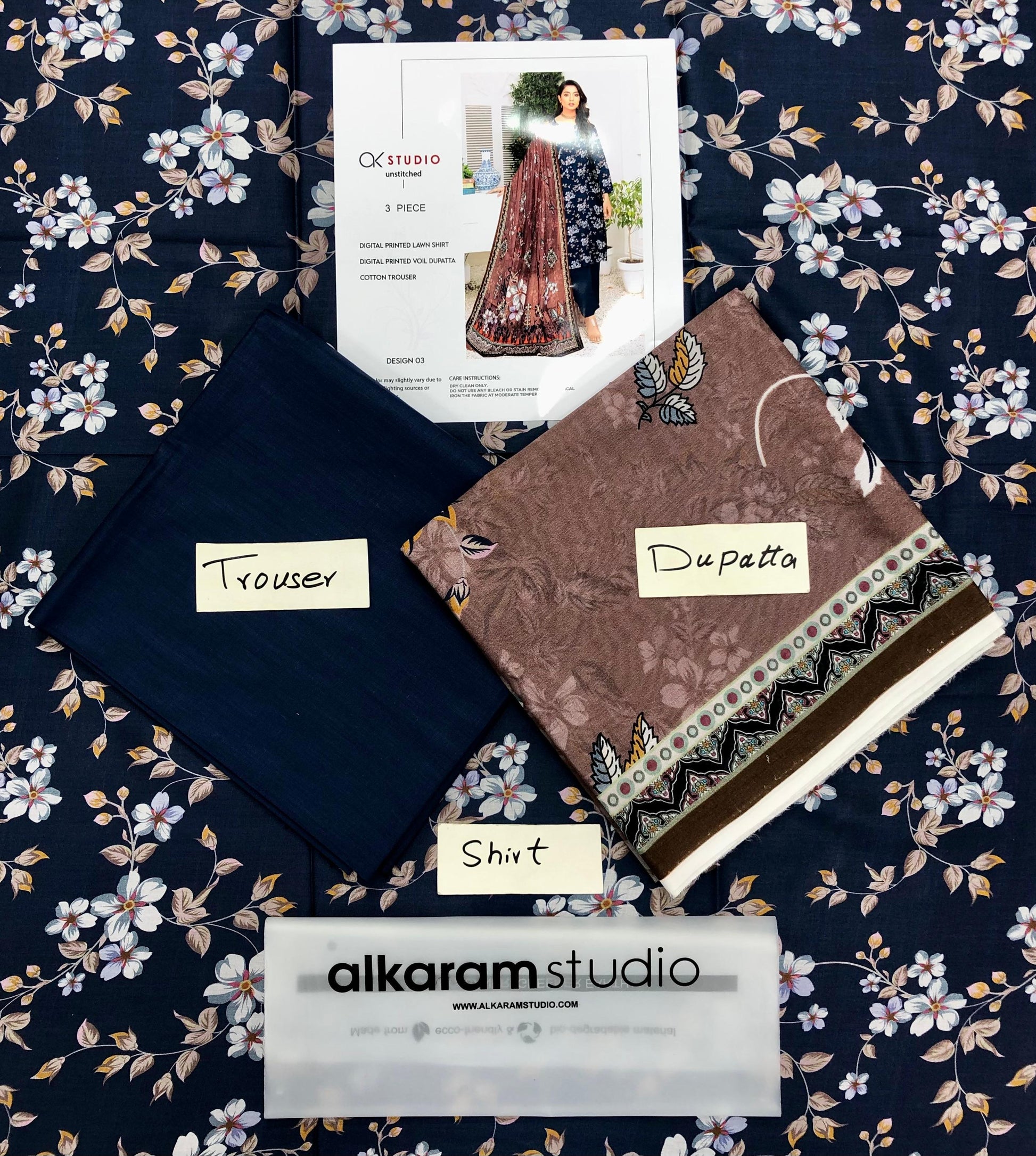 ALKARAM DIGITAL PRINTED LAWN ( Set -Pack of 5 Suits ) Category A Market Boy