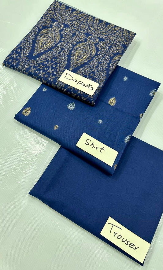 BONANZA SATRANGI LAWN
JACQUARD BAROSHA 2025 ΒΑΝΑ DURA (Set -Pack of 8 Suits ) Market Boy