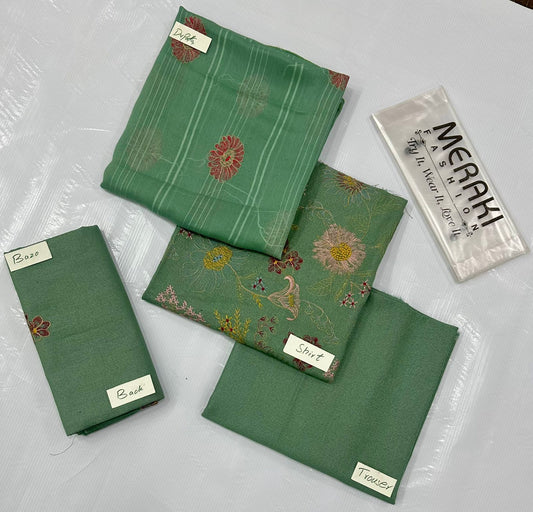 Bareeze Lawn Karande Embroidery (Set -Pack of 4 Suits )Category B Market Boy