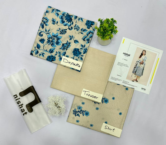 NISHAT DIGITAL PRINT LAWN 3 PIECE (Set -Pack Of 8 Suits ) Market Boy