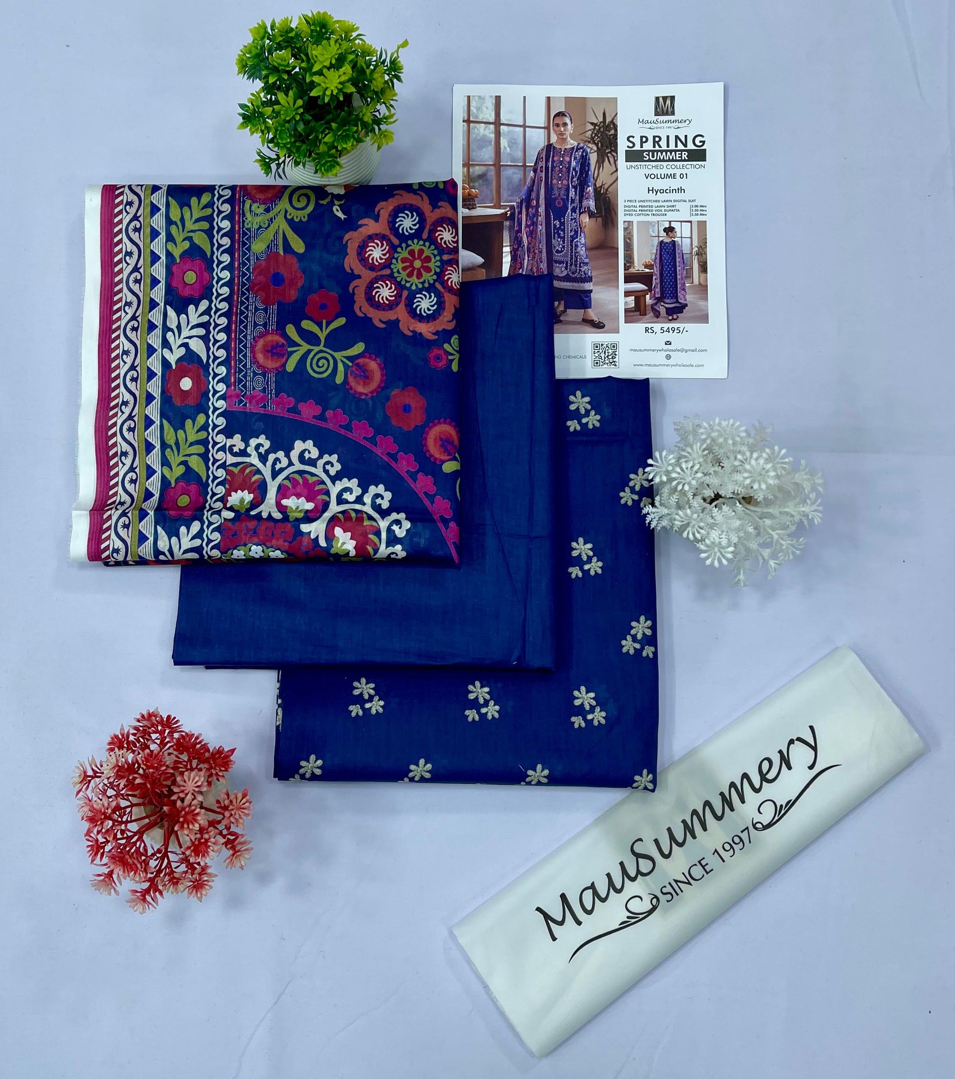 Mausummery Lawn (Set-Pack of 6 Suits) Category B Market Boy