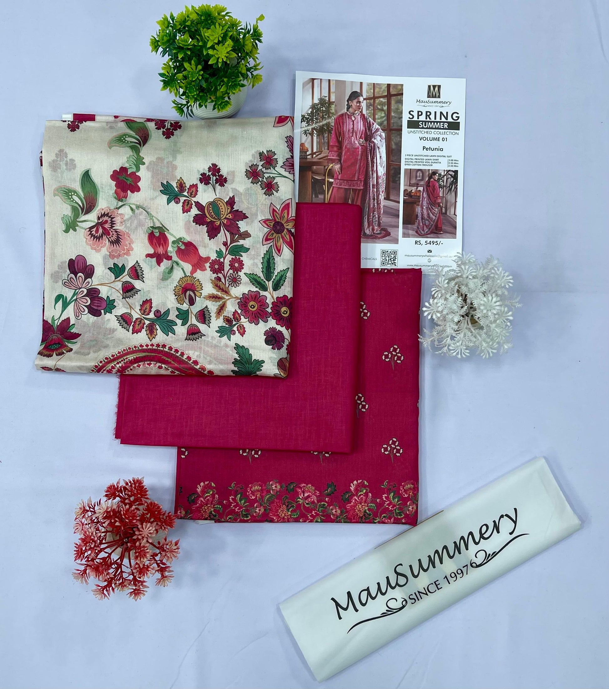 Mausummery Lawn (Set-Pack of 6 Suits) Category B Market Boy