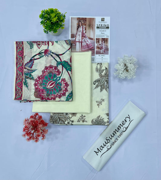 Mausummery Lawn (Set-Pack of 6 Suits) Category A Market Boy