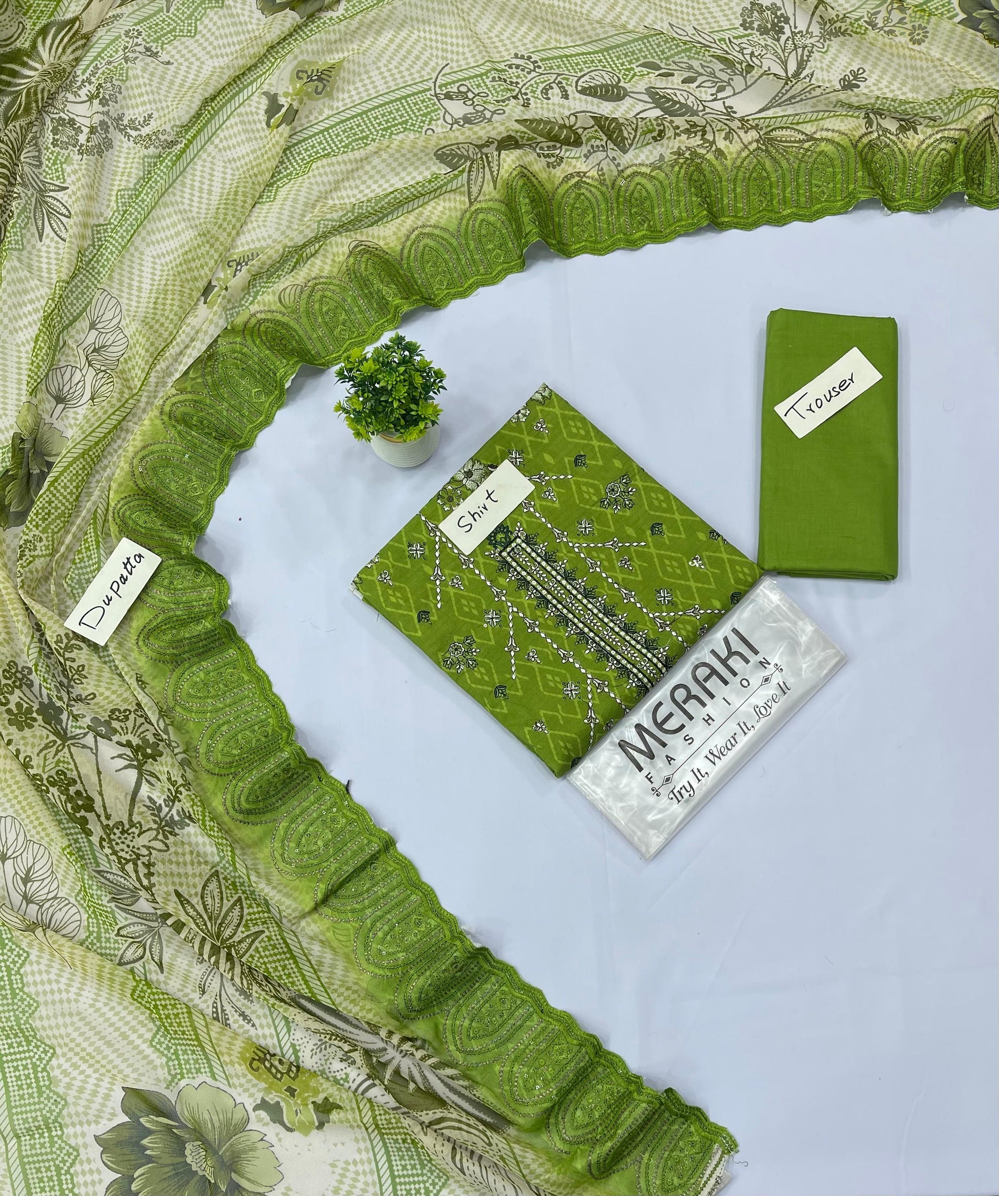 Meraki Vol 371 Bana Dora Cut Work Dupatta (Set -Pack Of 5 Suits ) Category A Market Boy