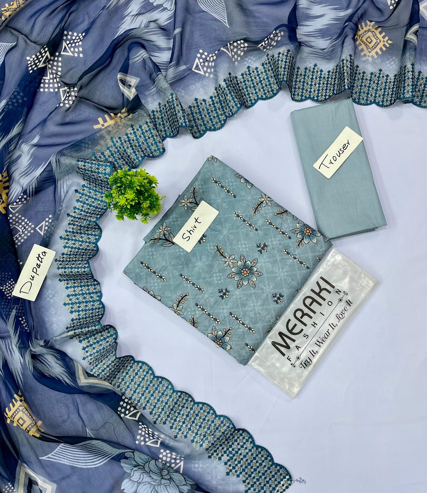 Meraki Vol 371 Bana Dora Cut Work Dupatta (Set -Pack Of 5 Suits ) Category A Market Boy