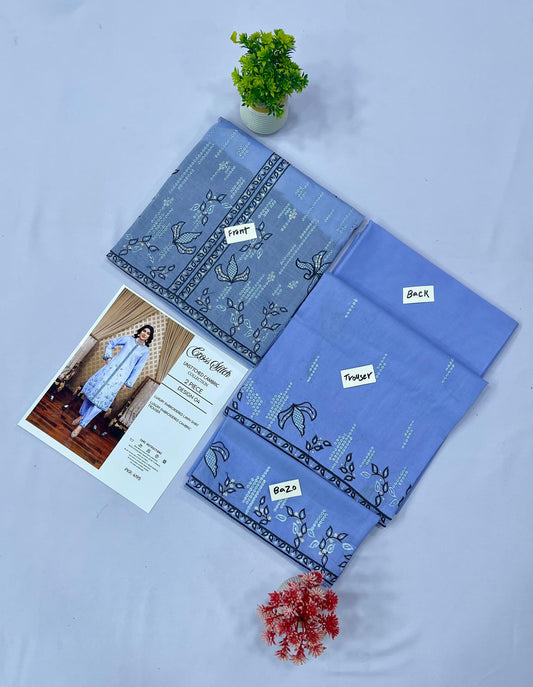 CROSS STITCH LUXURY EMBROIDERED LAWN  (Set -Pack Of 6 Suits ) Category B Market Boy